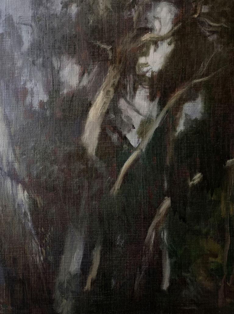 Eucaliptos (Naturalismus), Painting, von Sebastian Martínez Fadic