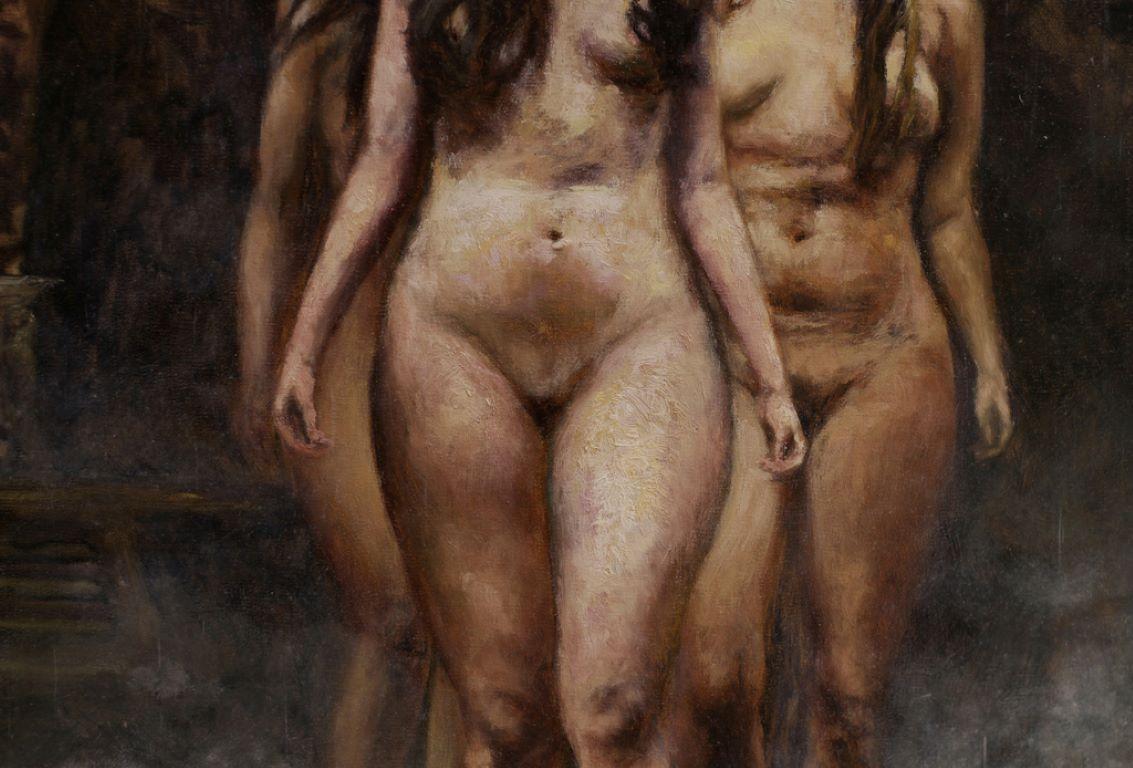 La Procesión - Painting de Sebastian Martínez Fadic