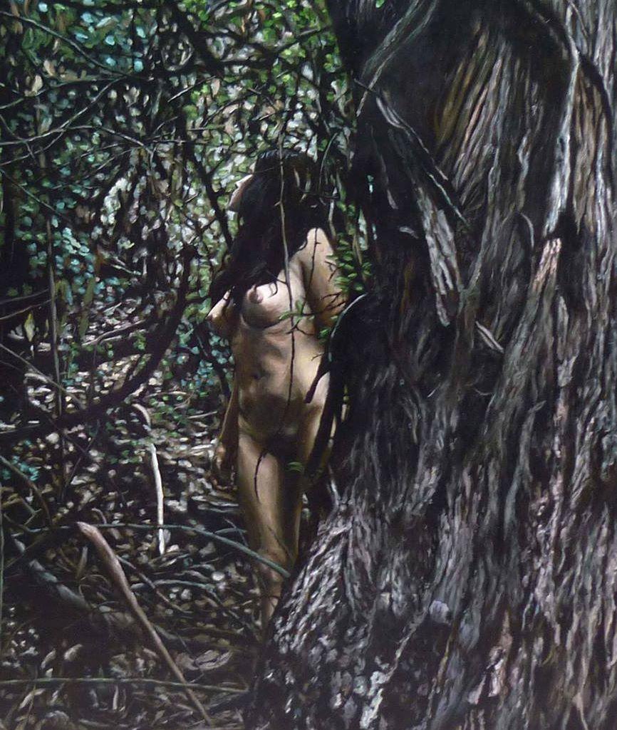 La verdadera Naturaleza - Painting di Sebastian Martínez Fadic