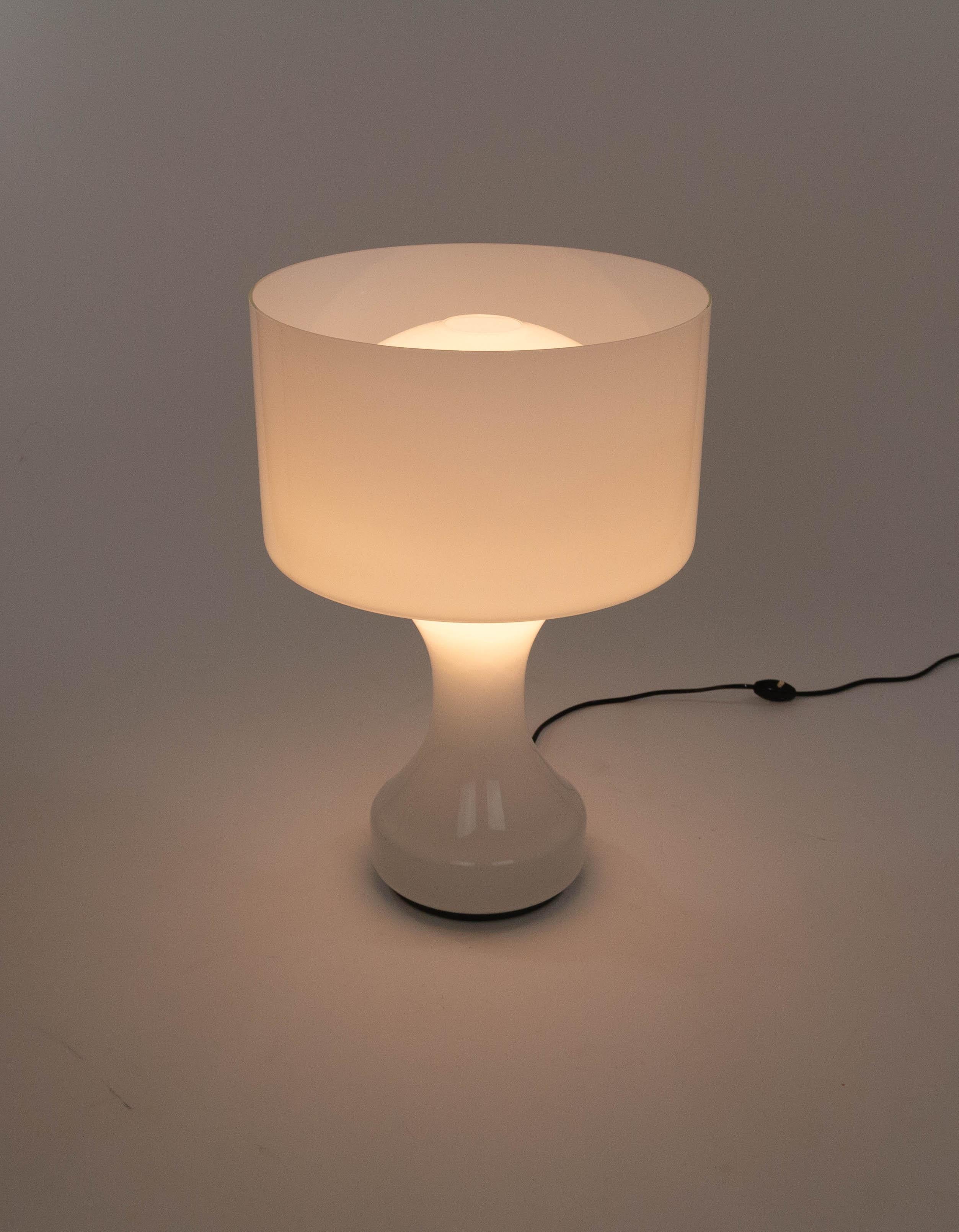 Glass Sebenica Table of Floor Lamp by Enrico Capuzzo for Vistosi, 1960s