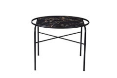 Secant Round Table Black Gold Marble Soft Black by Warm Nordic
