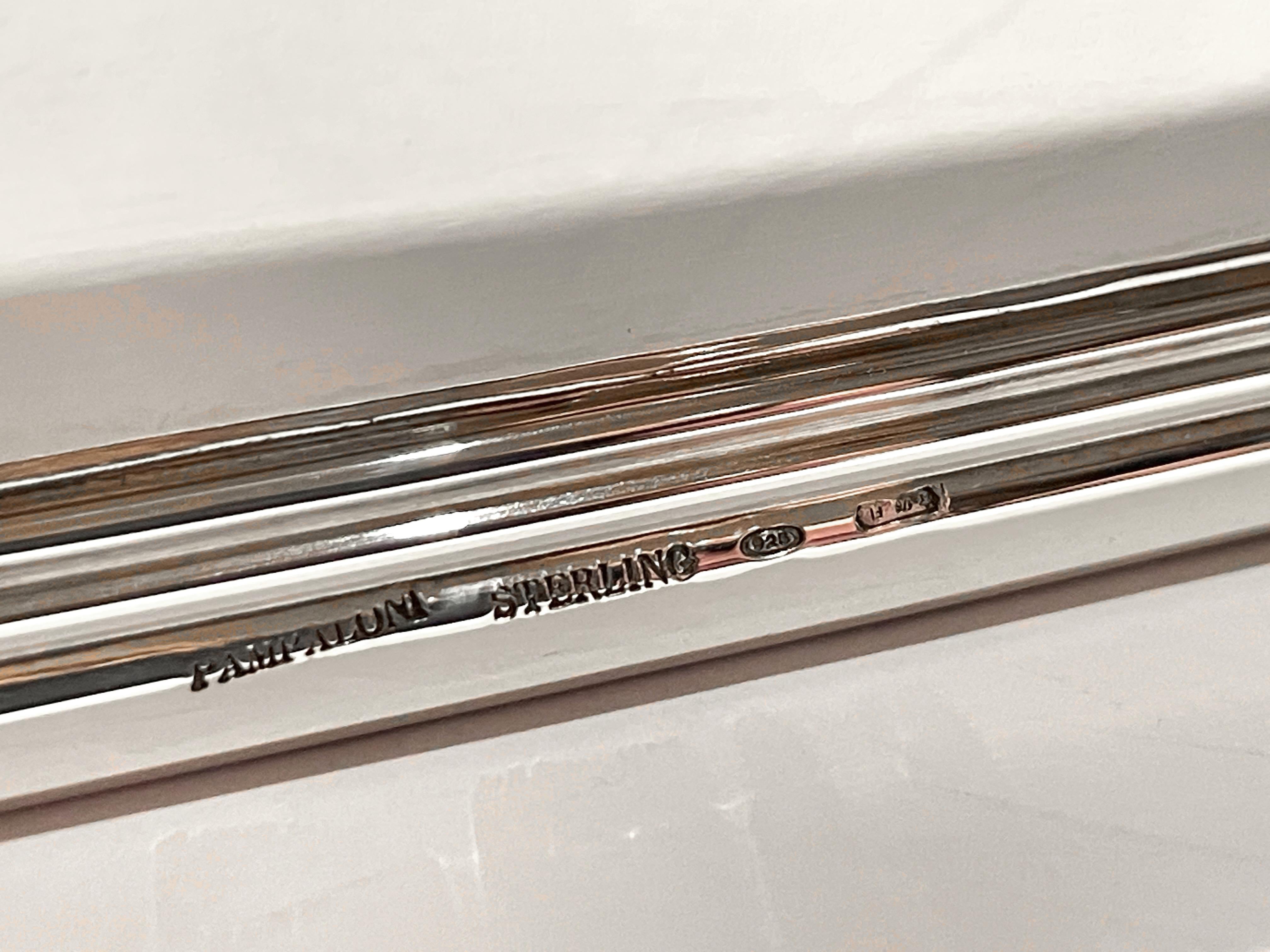 Secchiello ghiaccio Pampaloni in argento sterling in vendita 8