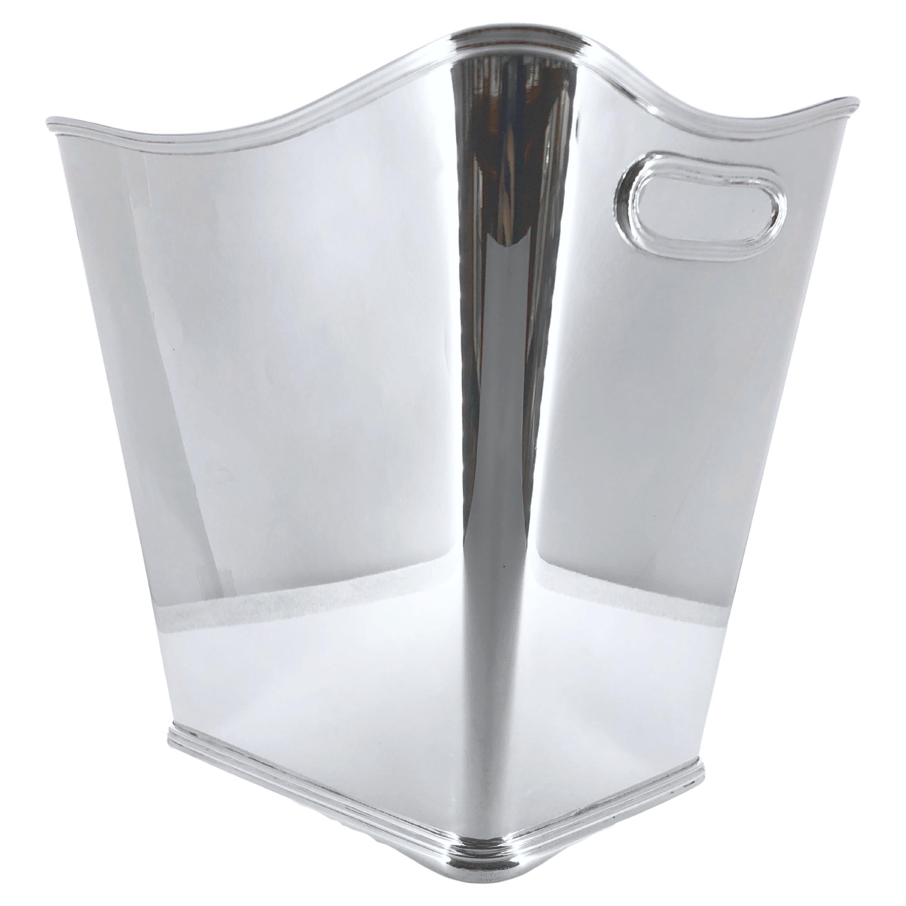 Pampaloni ice bucket in sterling silver