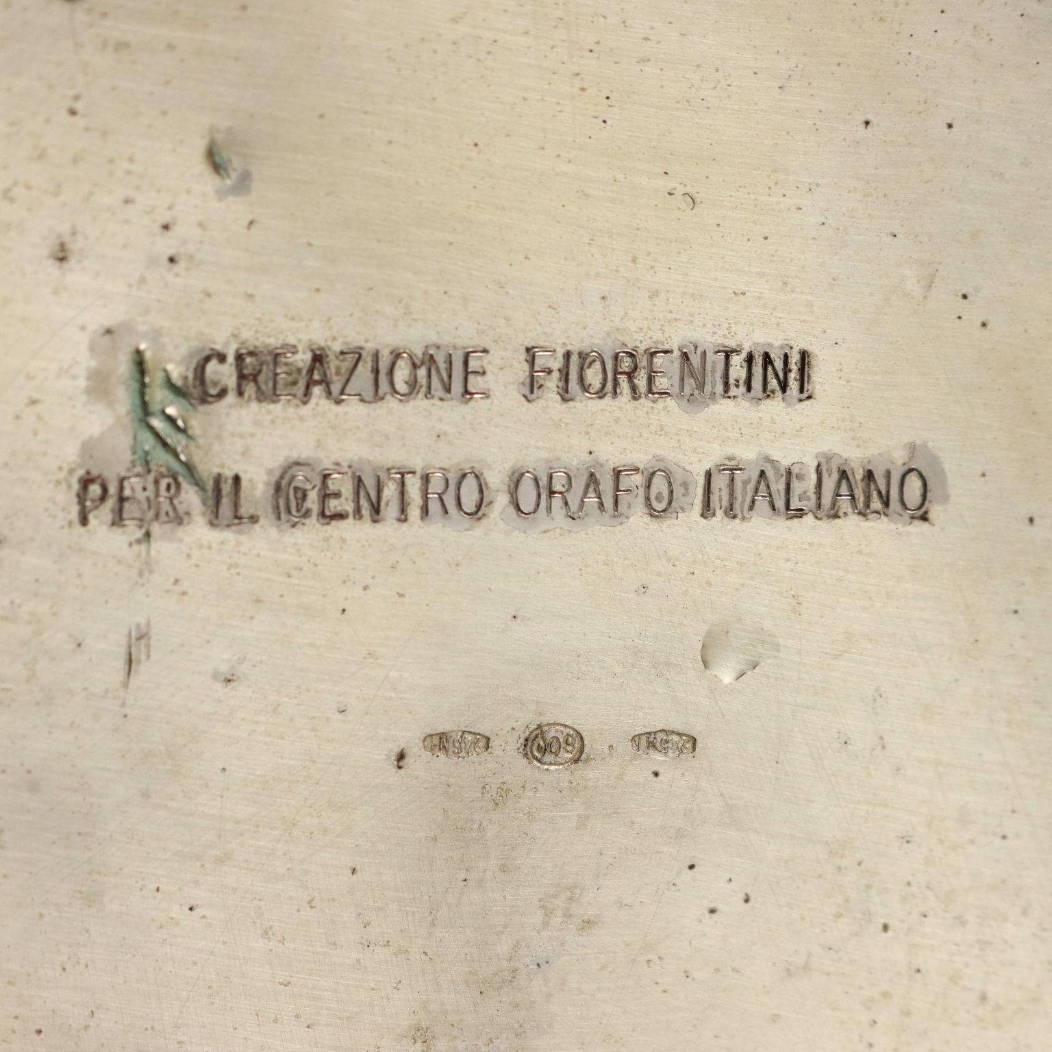 Secchiello in Argento Le Argenterie di Milano di Fiorentini Guido metà 900 in vendita 8