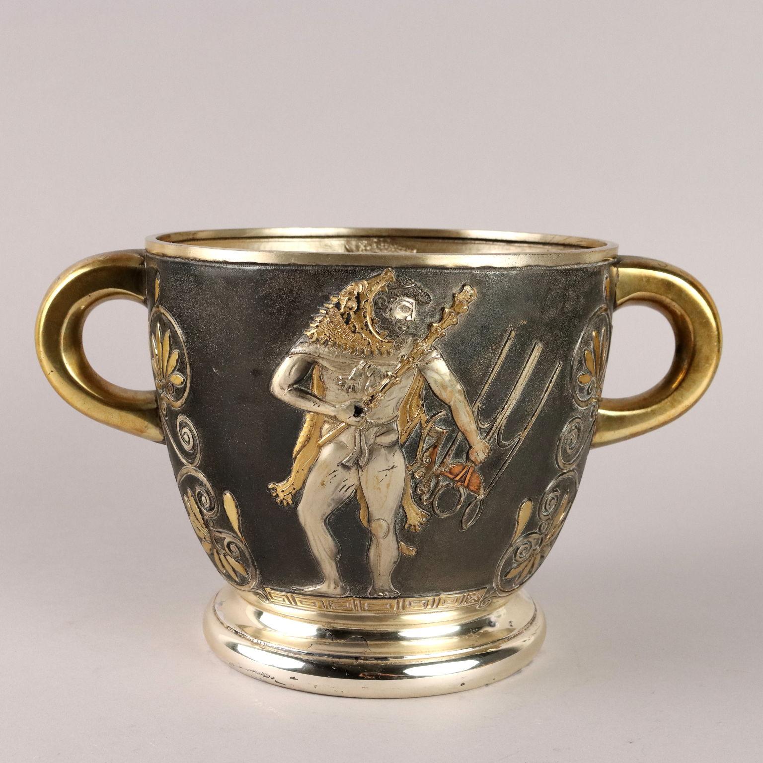 Secchiello in Argento Le Argenterie di Milano di Fiorentini Guido metà 900 in vendita 1