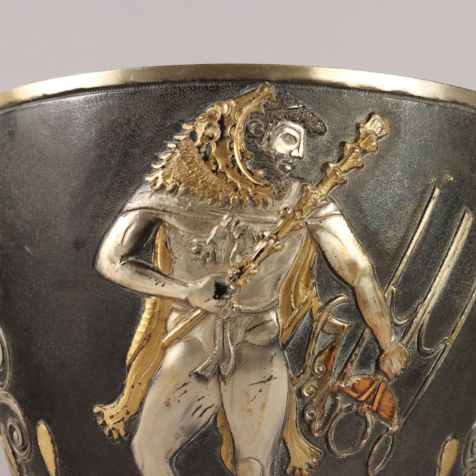Secchiello in Argento Le Argenterie di Milano di Fiorentini Guido metà 900 in vendita 2