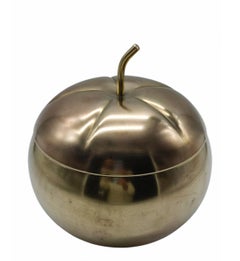 Seau à glace "Pumpkin" en laiton, Italie, années 1970