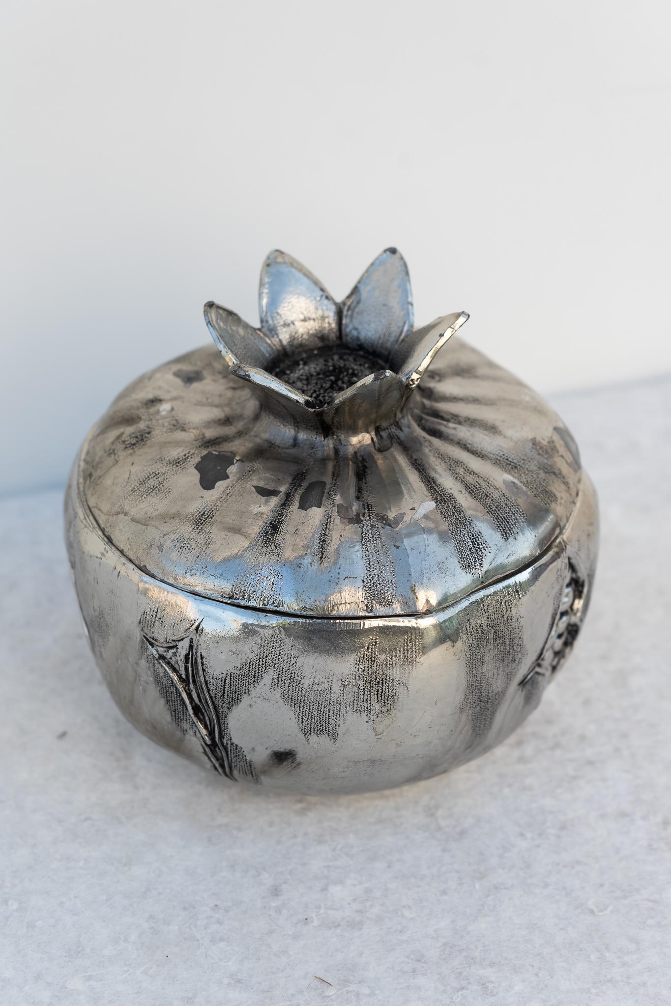 Métal Seau à glace en métal argenté de Mauro Manetti, 1970 en vente