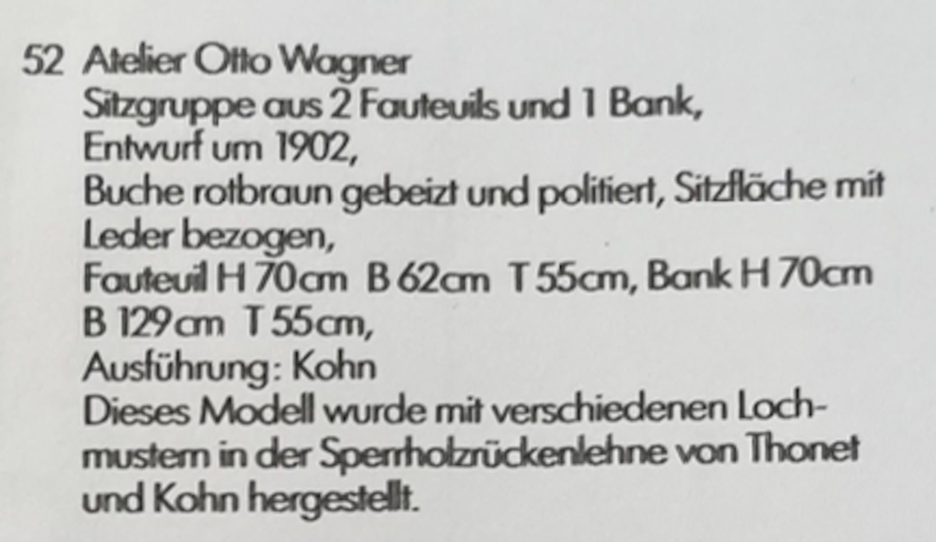 Fauteuil de la Sécession d'Otto Wagner/Gustav Siegel, Thonet Brothers (Vienna, 1905) en vente 5