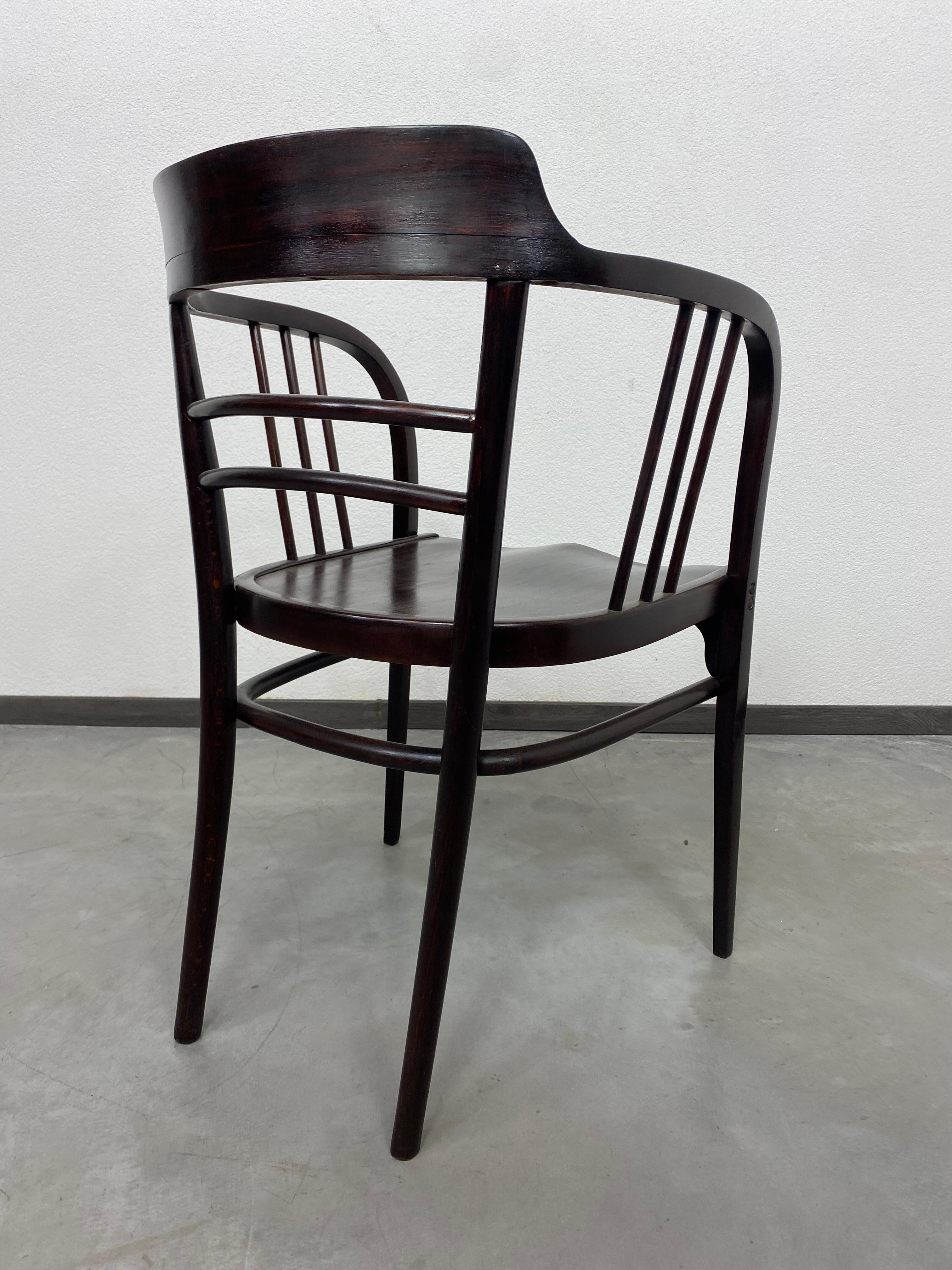 Secession armchairs by Otto Wagner for Thonet For Sale 2