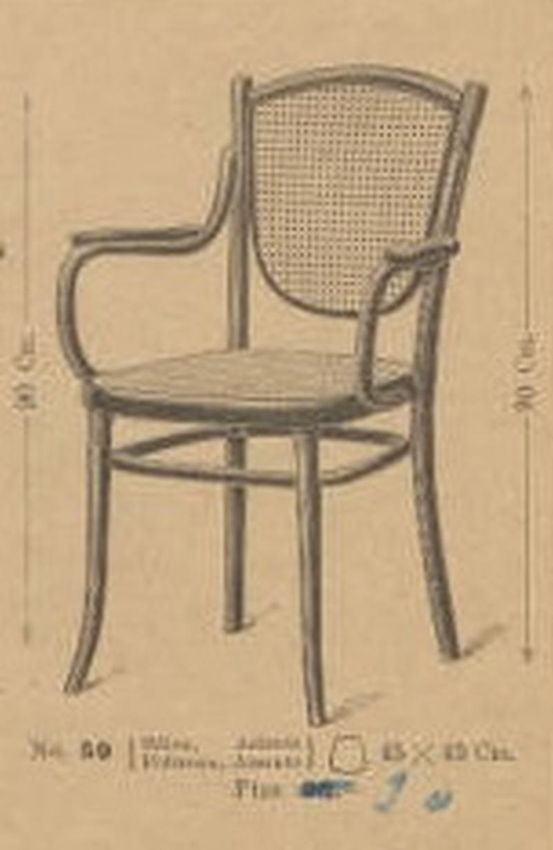Sillones Secession nº 1059 de Thonet Austria en venta 5