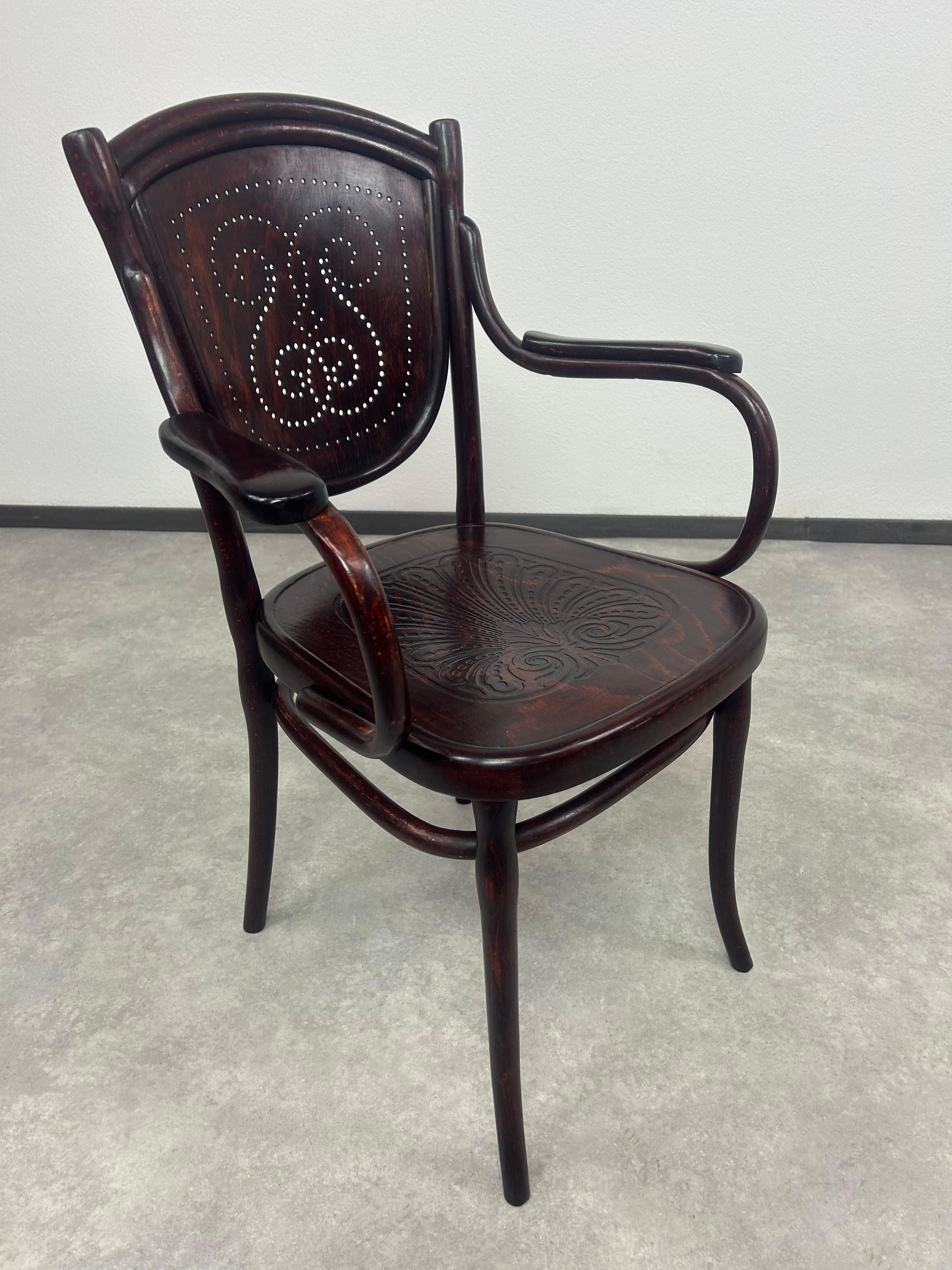 Sillones Secession nº 1059 de Thonet Austria Secesión de Viena en venta