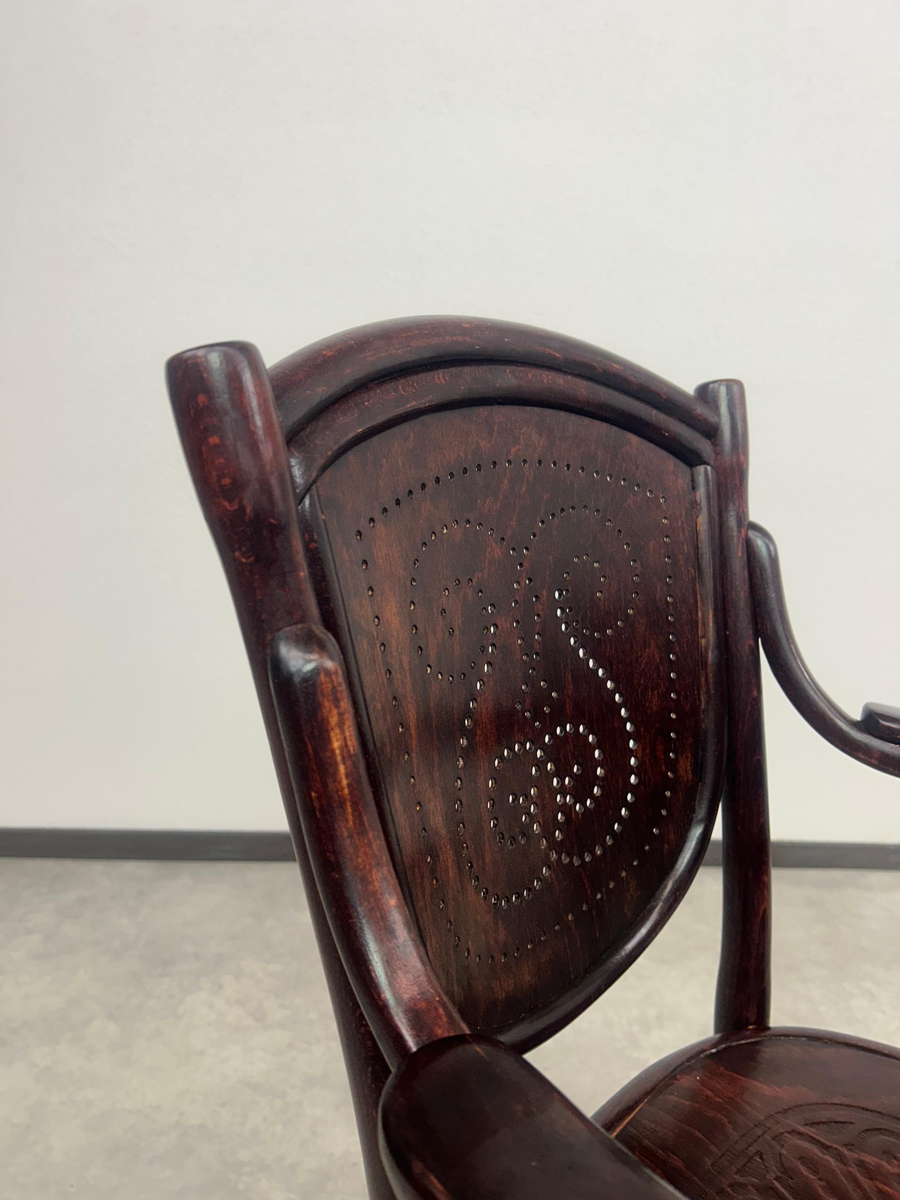 Sillones Secession nº 1059 de Thonet Austria Austríaco en venta