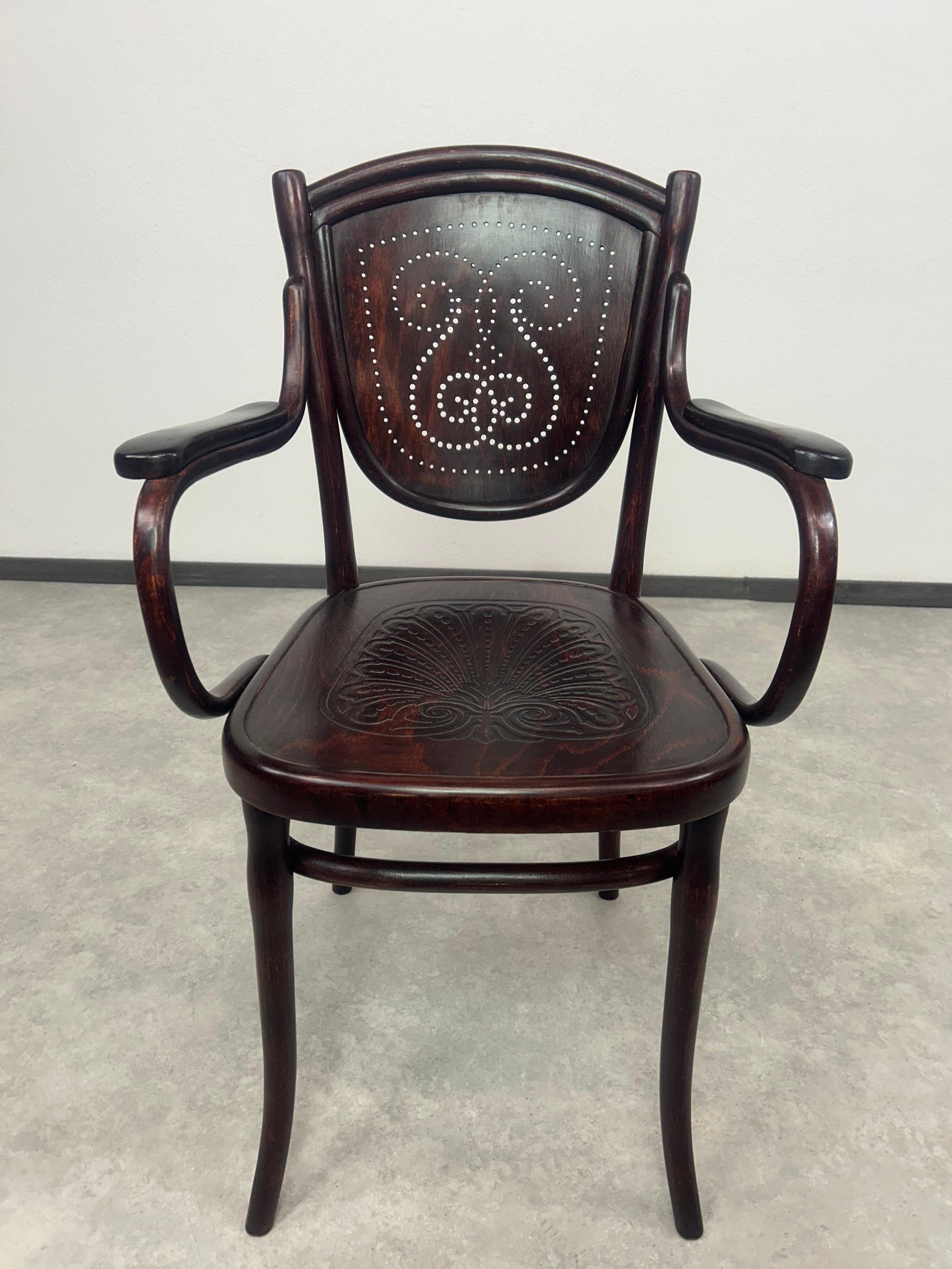 Sillones Secession nº 1059 de Thonet Austria principios del siglo XX en venta