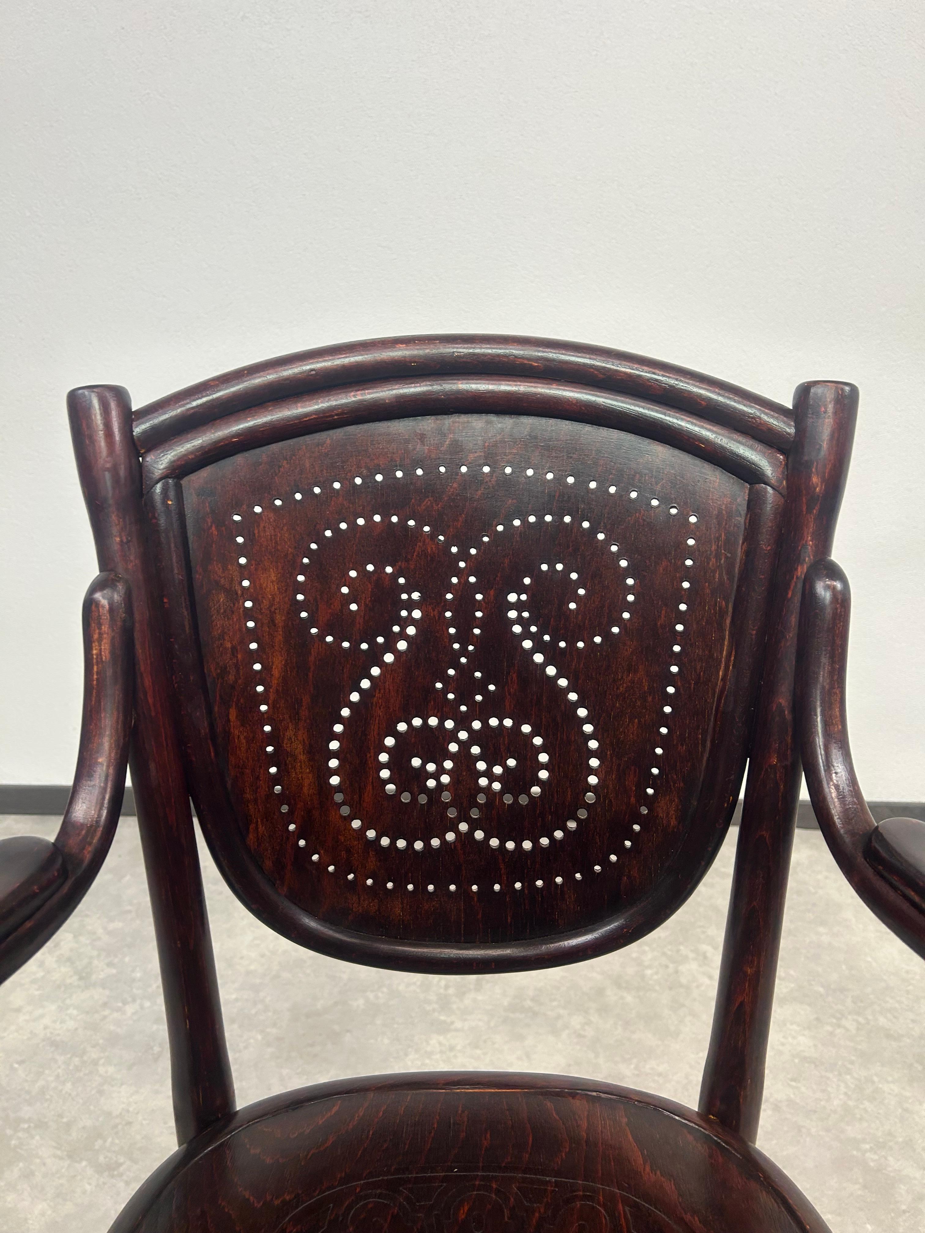 Sillones Secession nº 1059 de Thonet Austria Haya en venta