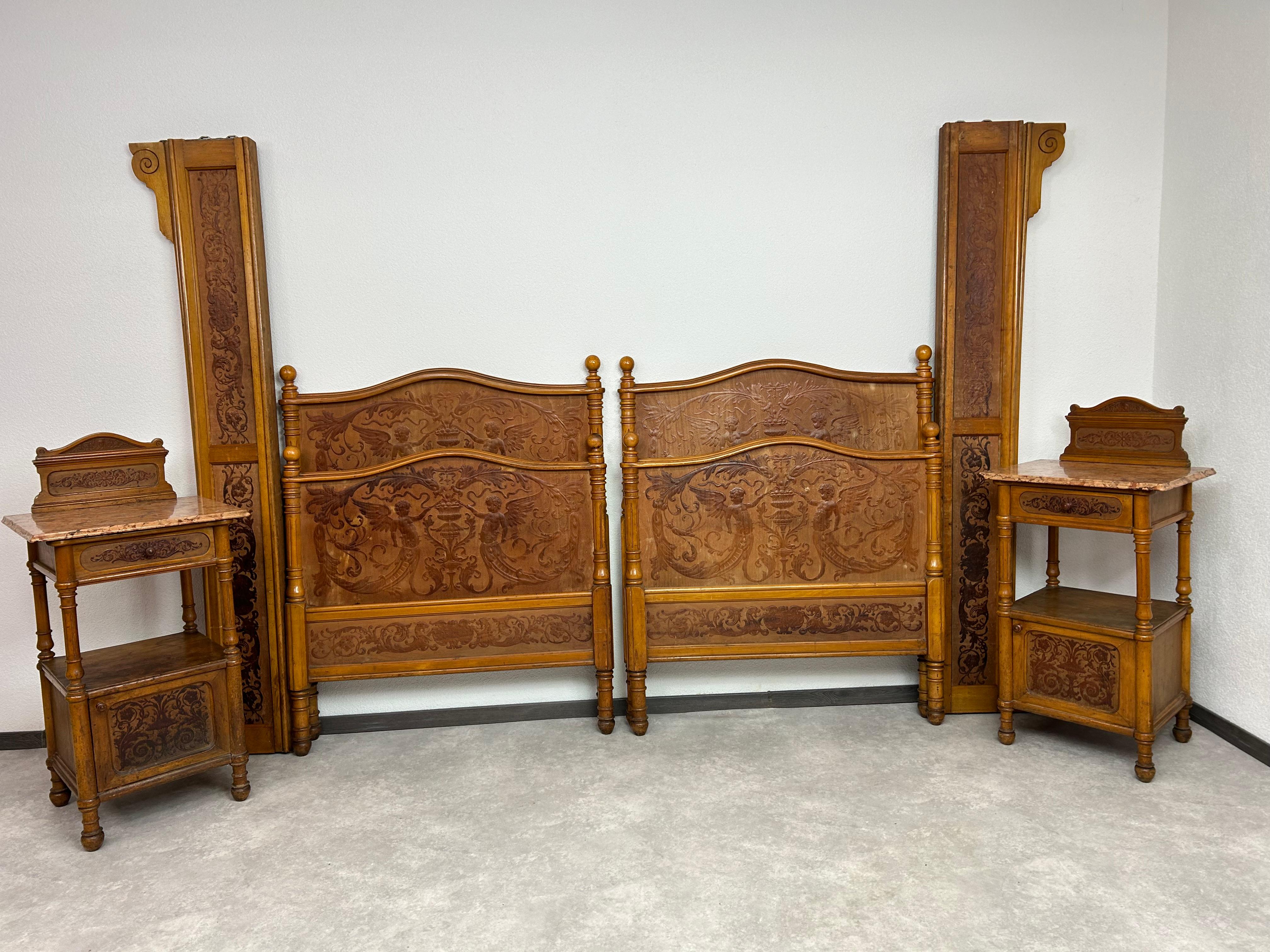 Secession bedroom set by J&J Kohn For Sale 7