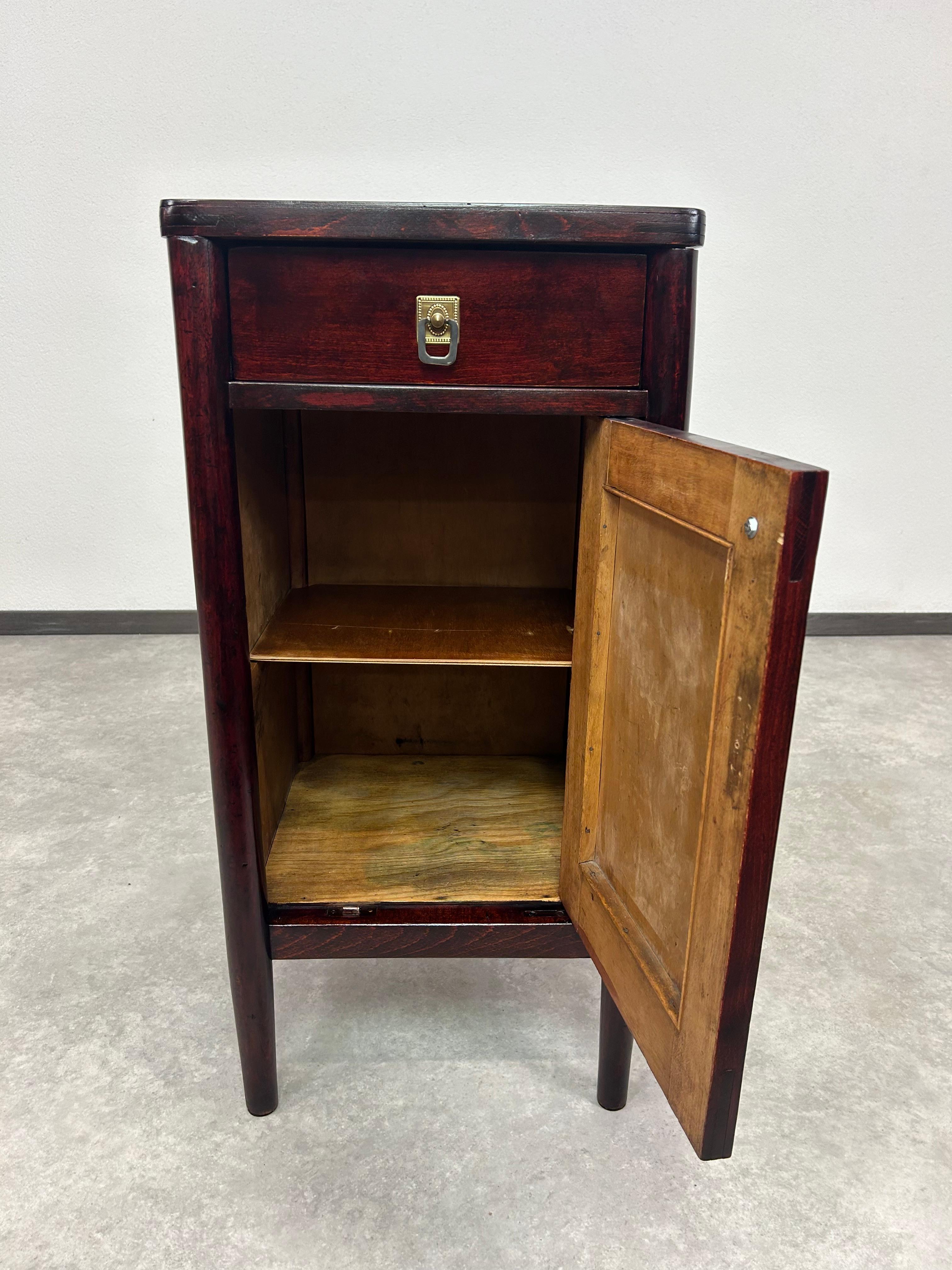Austrian Secession bedside table by J&J Kohn For Sale