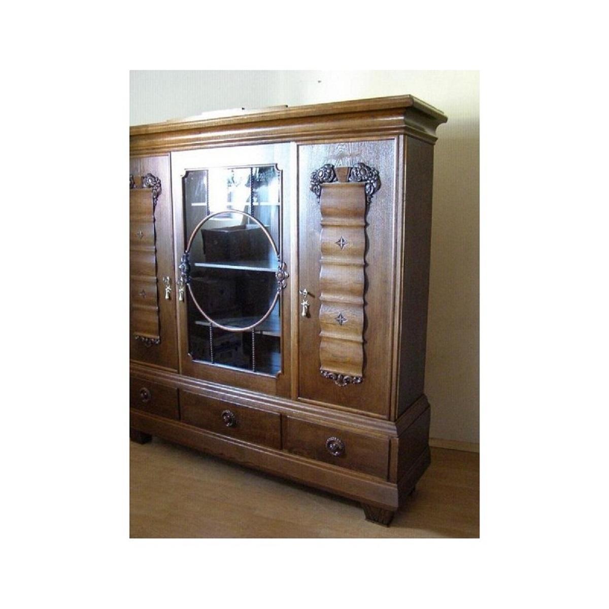 Secession Bookcases Oak from 1900 In Good Condition For Sale In Kraków, Małopolska