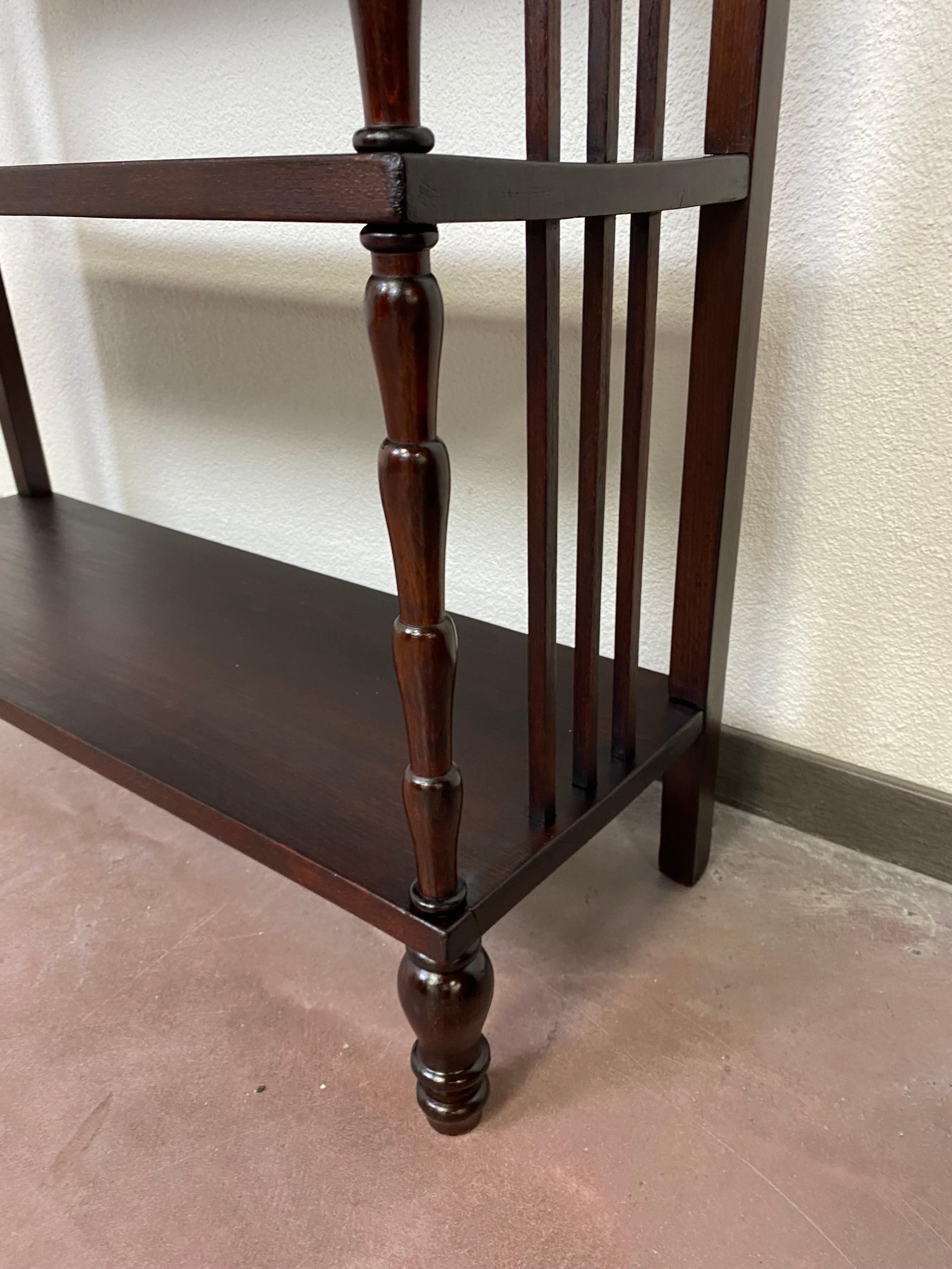 Secession bookshelf professionally stained and repolished.