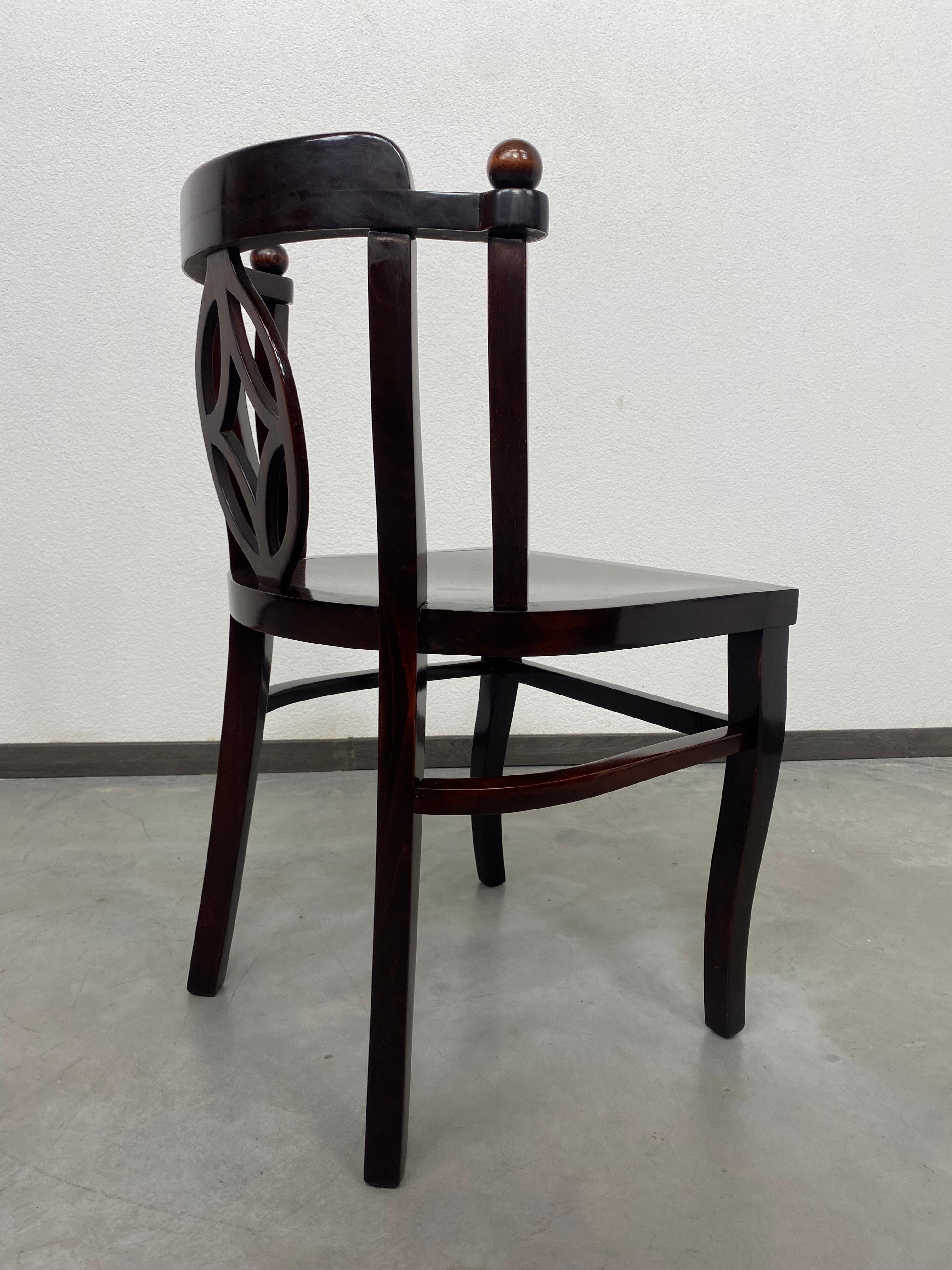 Secession chair atr. Kolo Moser For Sale 4