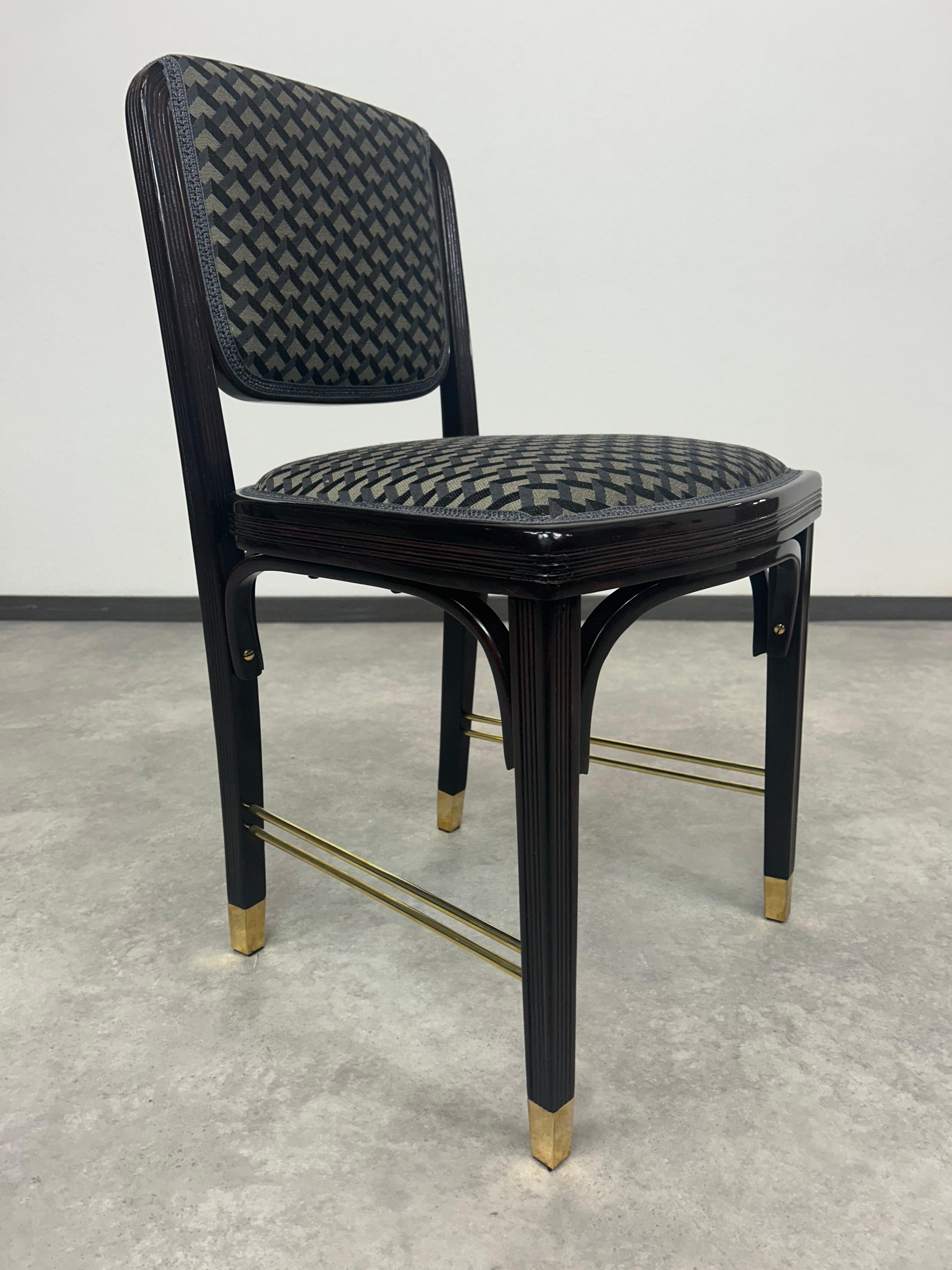 Ottone Sedia Secessione n.412 di Otto Wagner per J&J Kohn in vendita