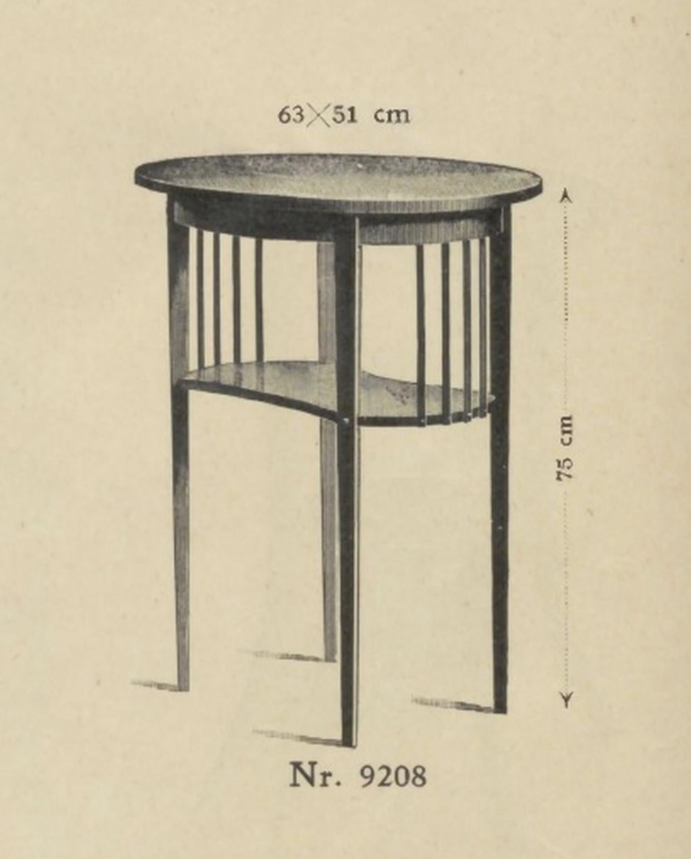 Table basse Secession n° 9208 de Marcel Kammerer pour Thonet en vente 3