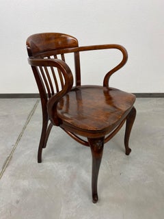 Secession desk chair by Adolf Loos for Thonet