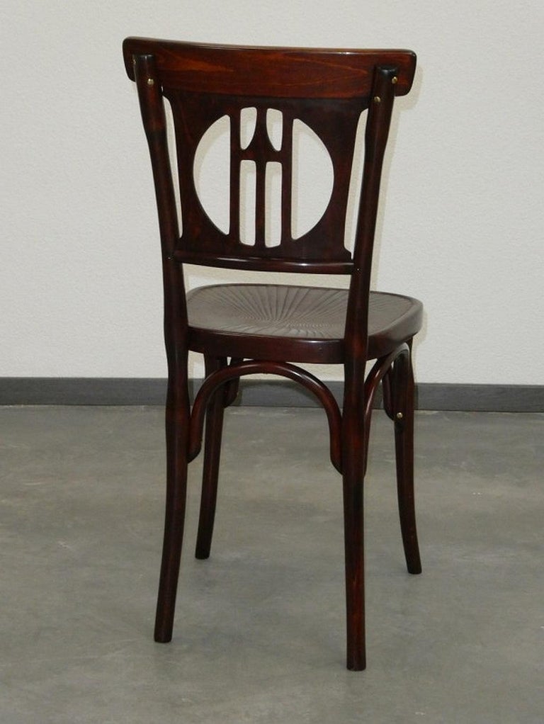Czech Secession Dining Chair by Koloman Moser for J&J Kohn For Sale