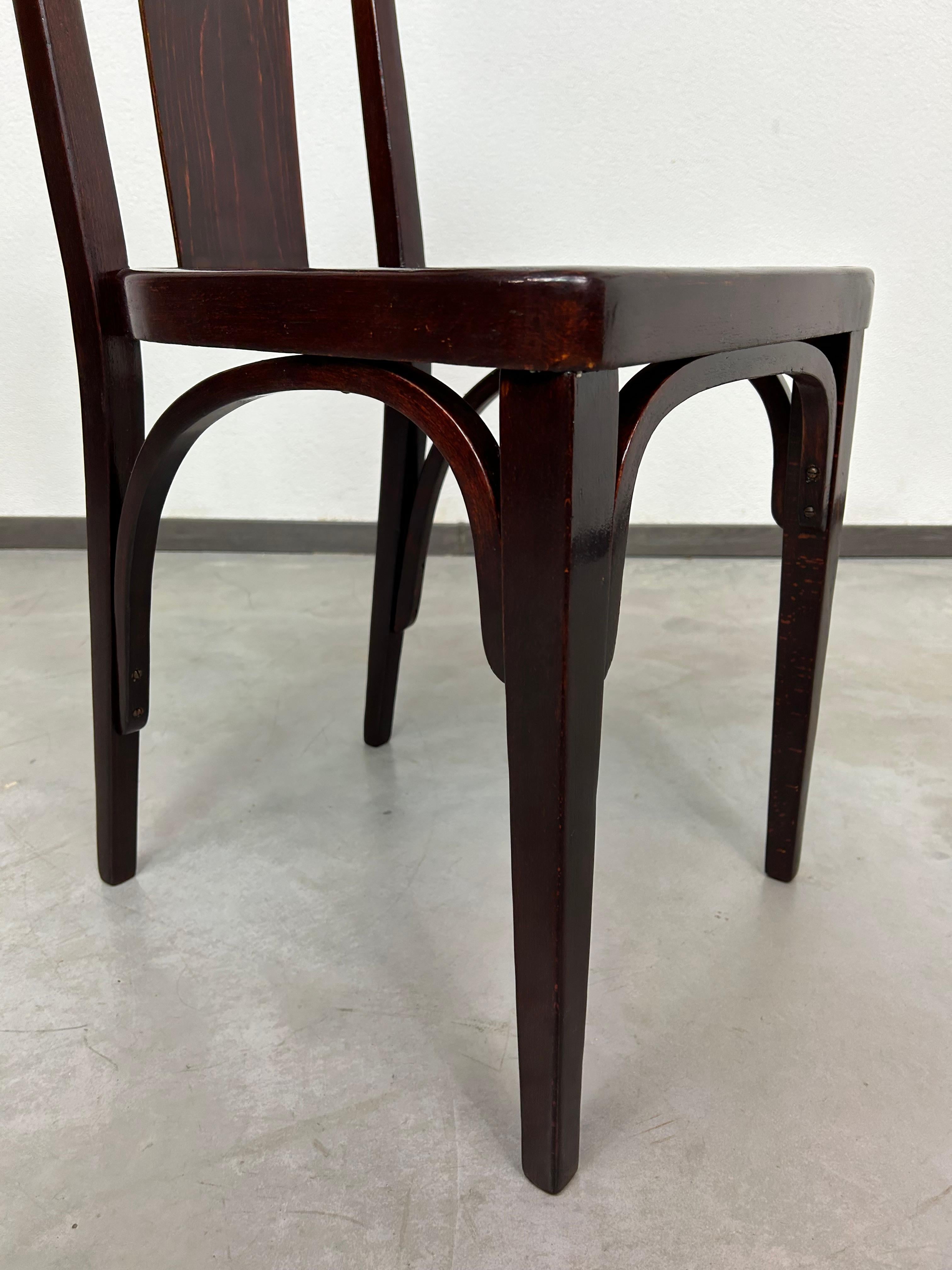 Secession dining chair no.373 atr. Josef Hoffmann/Otto Prutscher for J&J Kohn For Sale 3