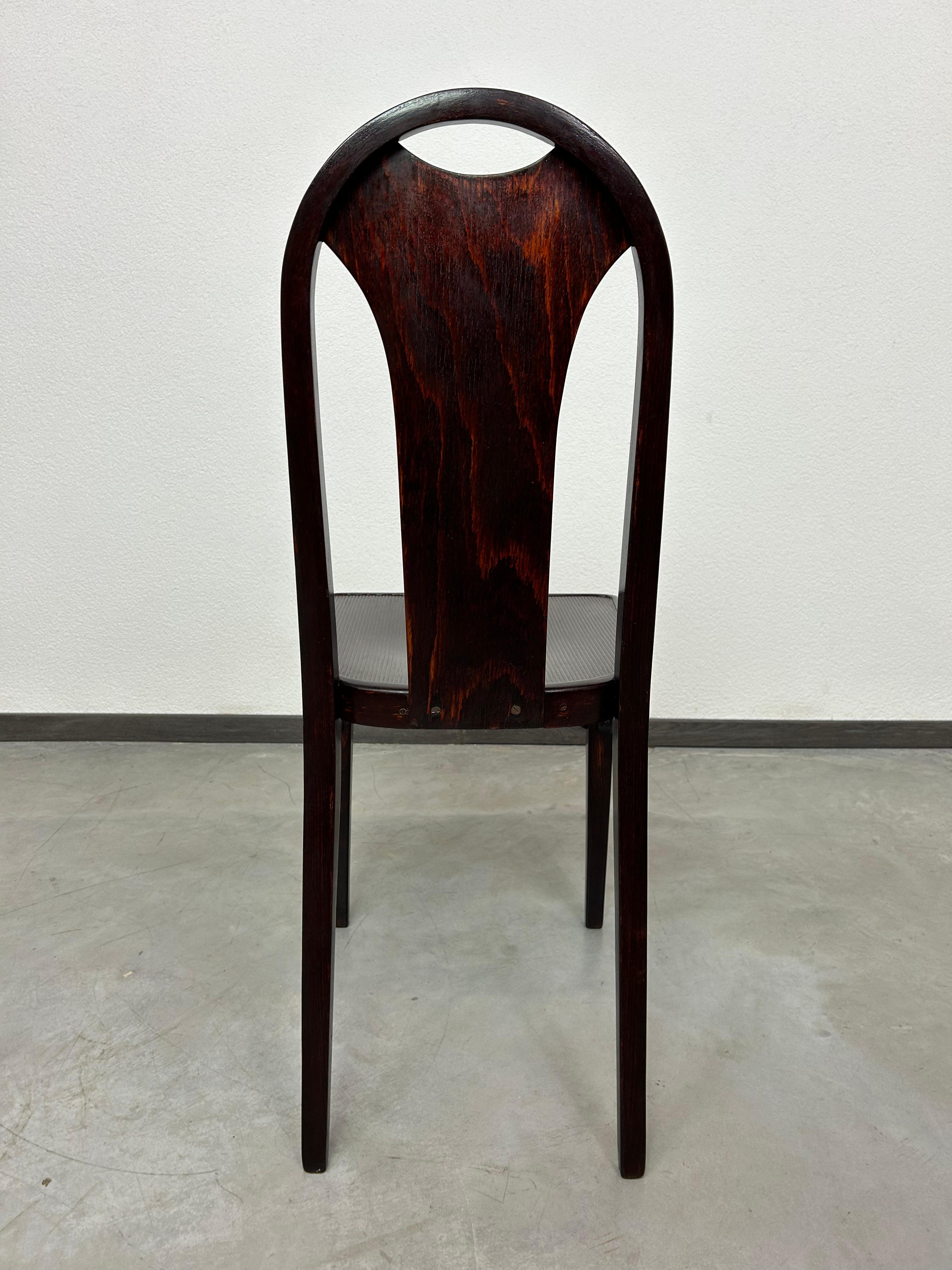 Secession dining chair no.373 atr. Josef Hoffmann/Otto Prutscher for J&J Kohn For Sale 4