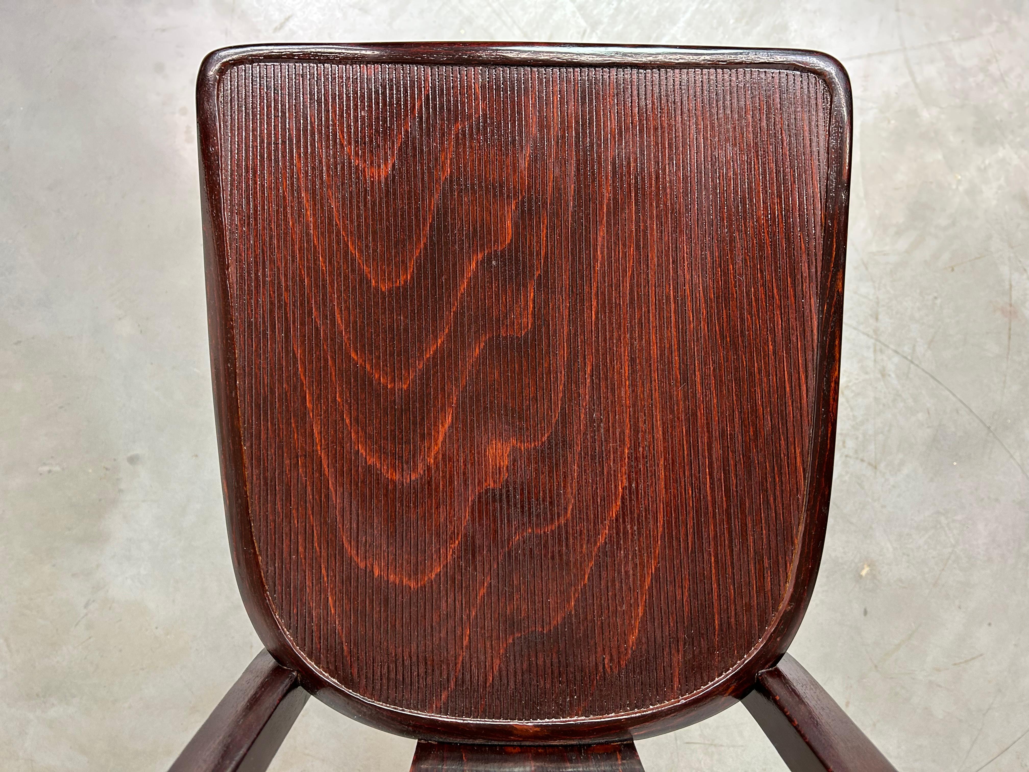 Beech Secession dining chair no.373 atr. Josef Hoffmann/Otto Prutscher for J&J Kohn For Sale