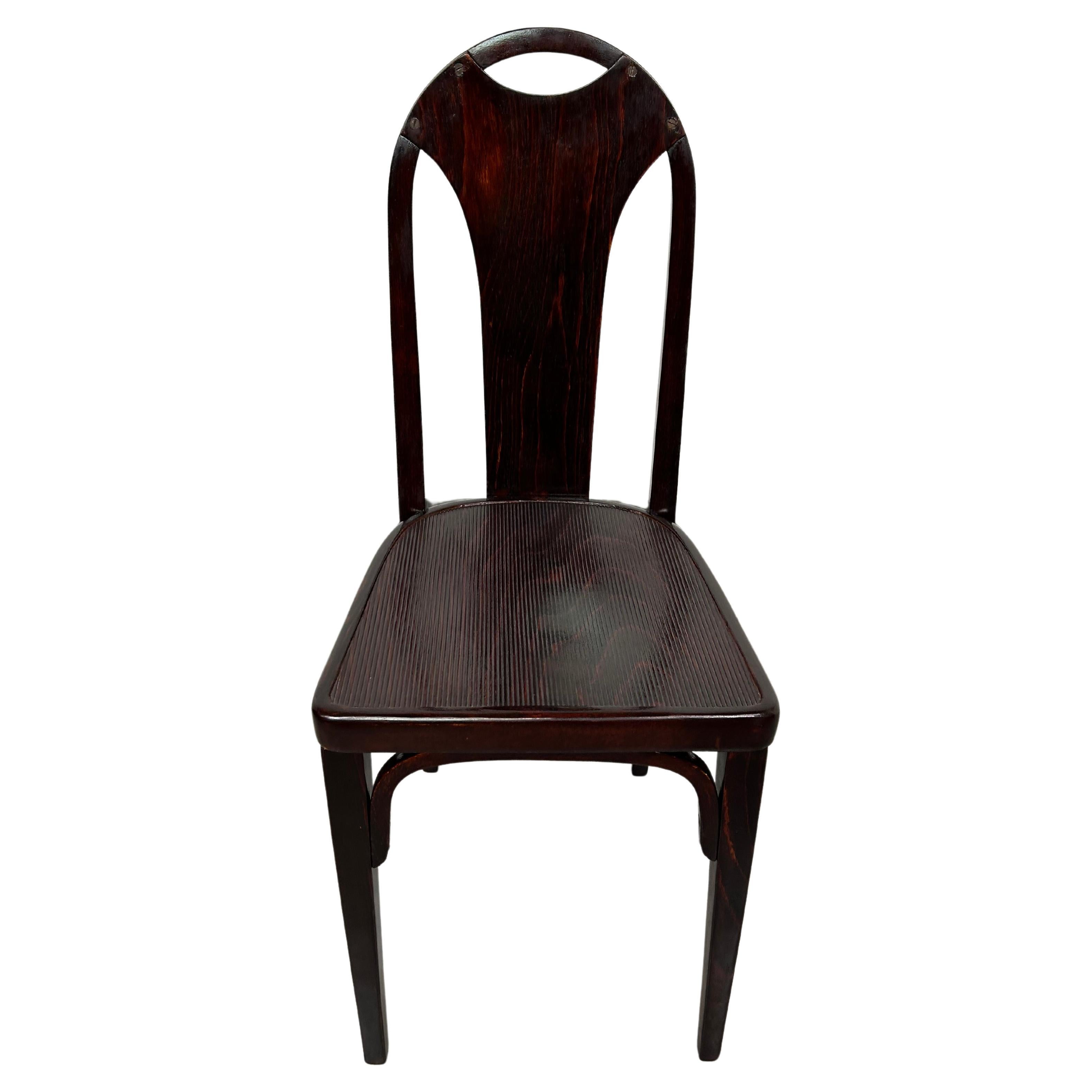 Secession dining chair no.373 atr. Josef Hoffmann/Otto Prutscher for J&J Kohn For Sale
