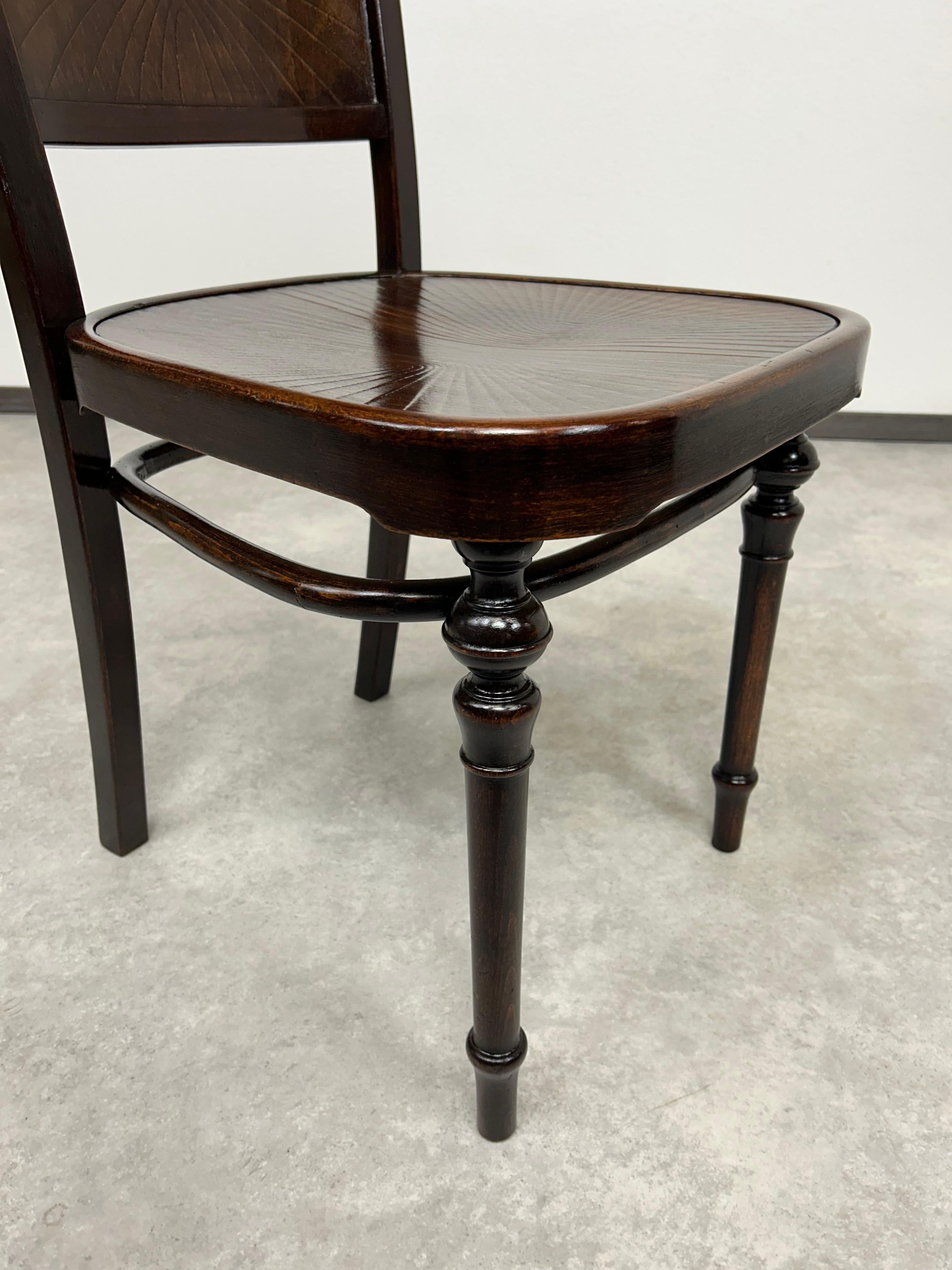Faggio Sedia da pranzo Secession n. 41 di Thonet in vendita