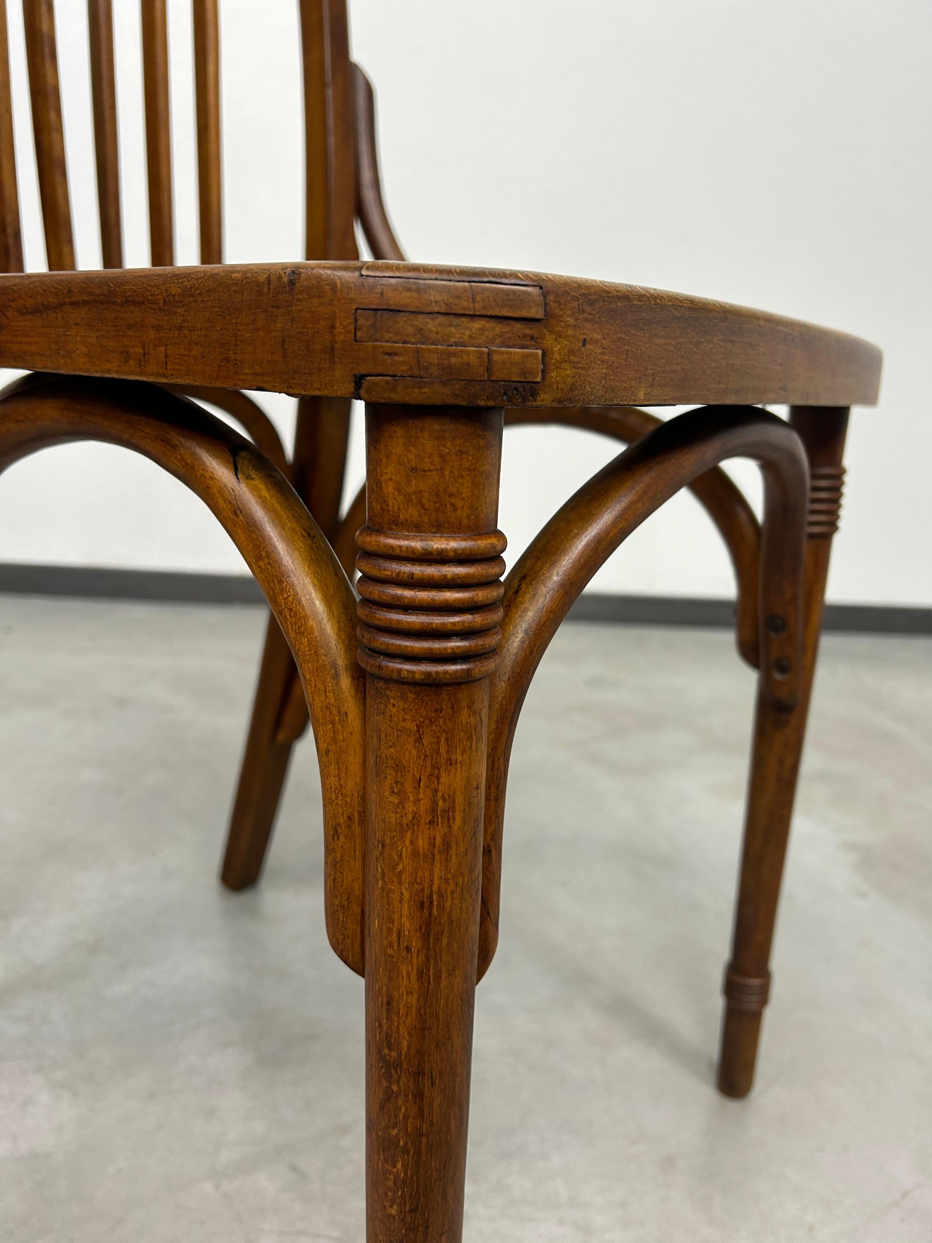 Sedie da pranzo Secession N369A di Josef Hoffmann in vendita 3