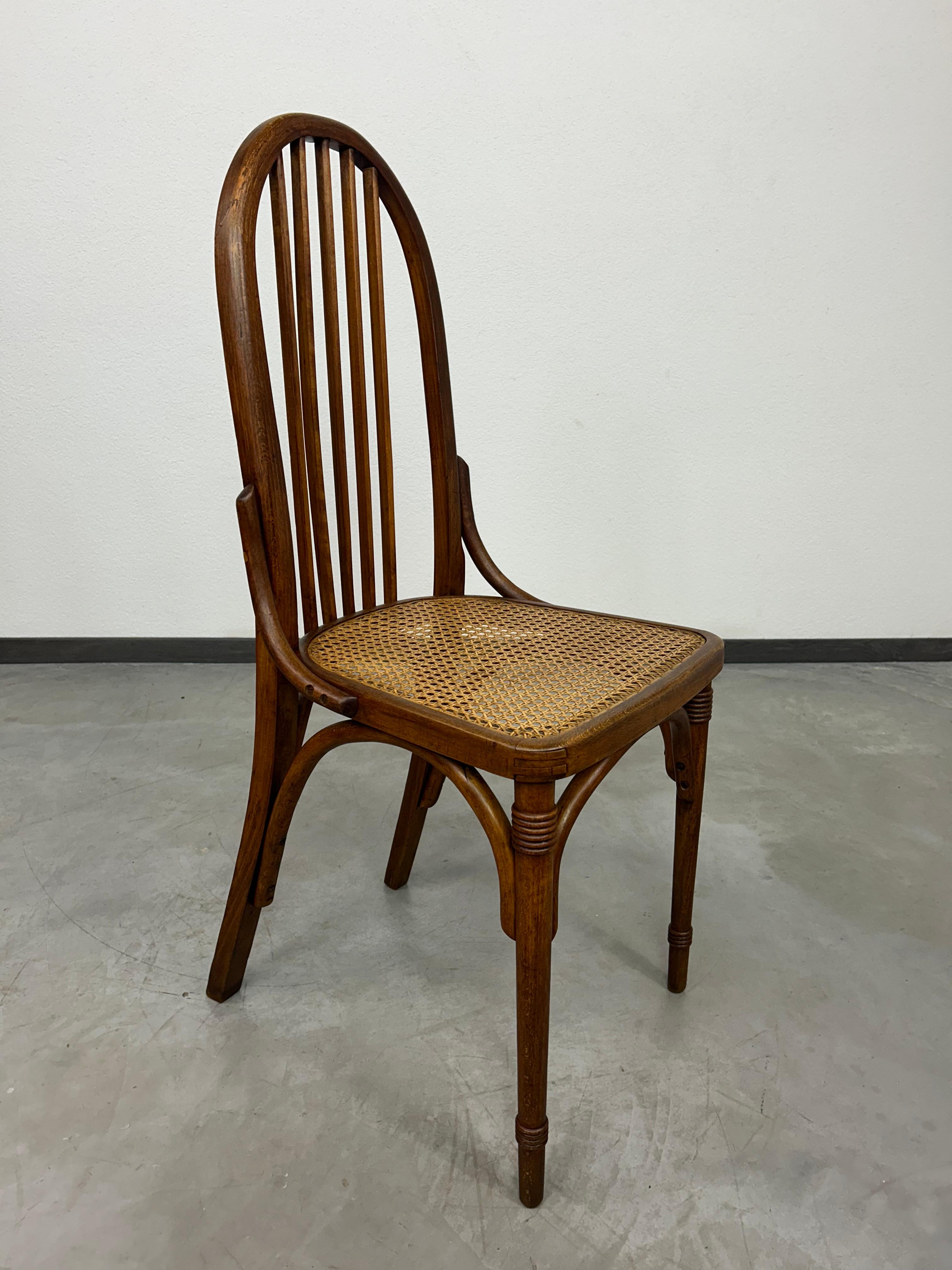 Sedie da pranzo Secession N369A di Josef Hoffmann in vendita 1