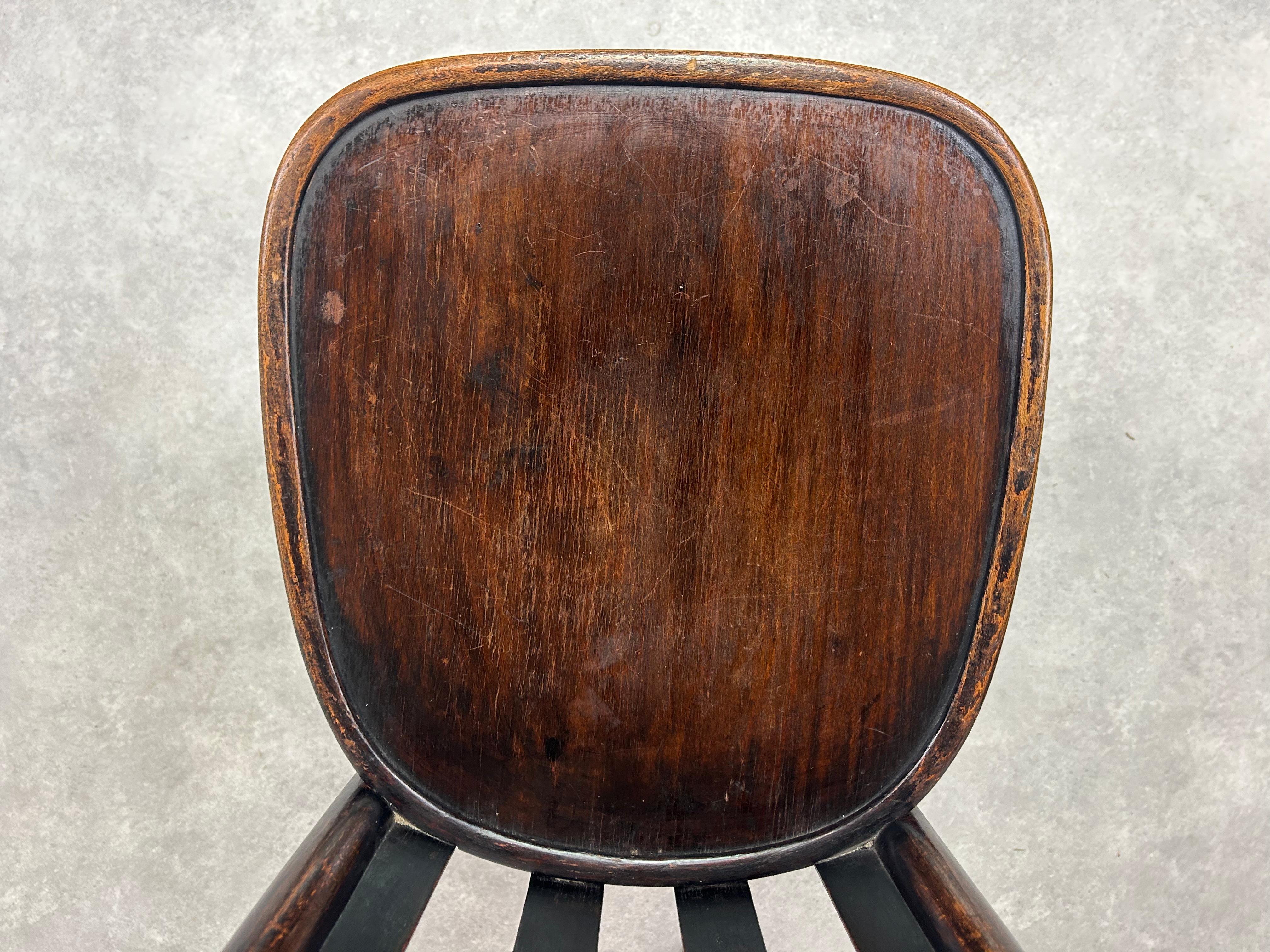Esszimmerstühle der Secession Nr. 413 von Josef Hoffmann für Thonet im Angebot 1