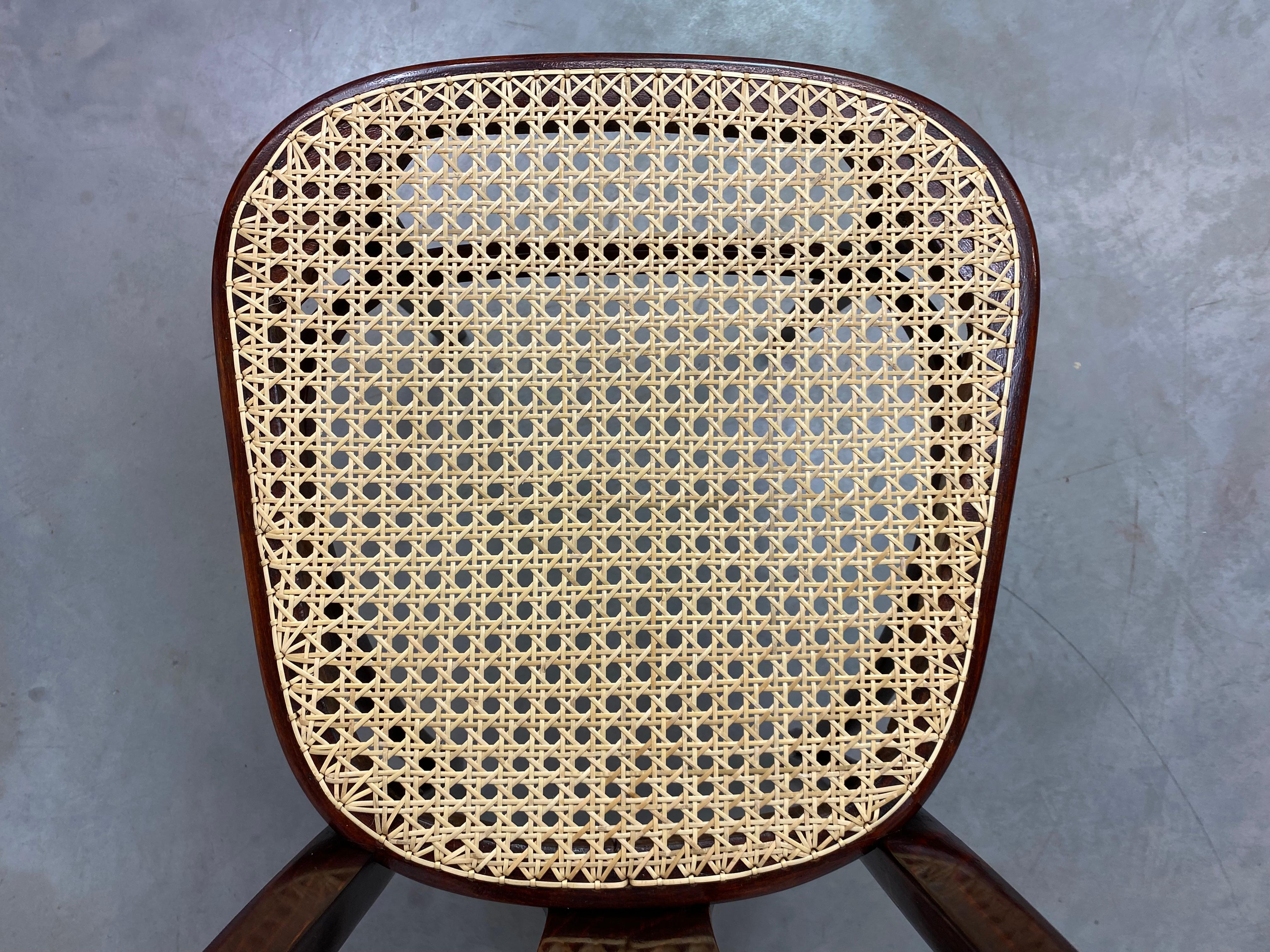 Early 20th Century Secession dining room chair atr. Otto Prutscher for Thonet For Sale