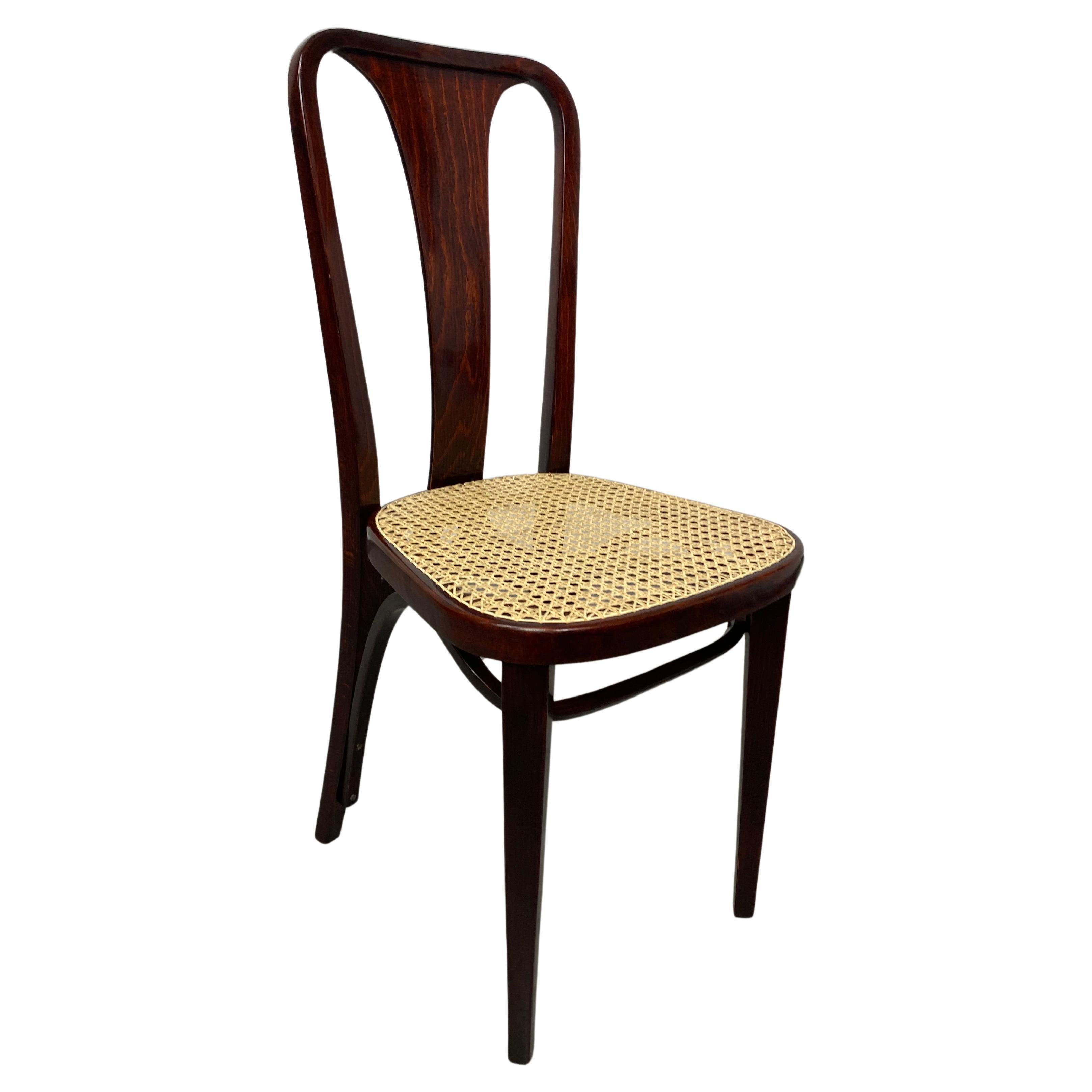 Secession dining room chair atr. Otto Prutscher for Thonet For Sale