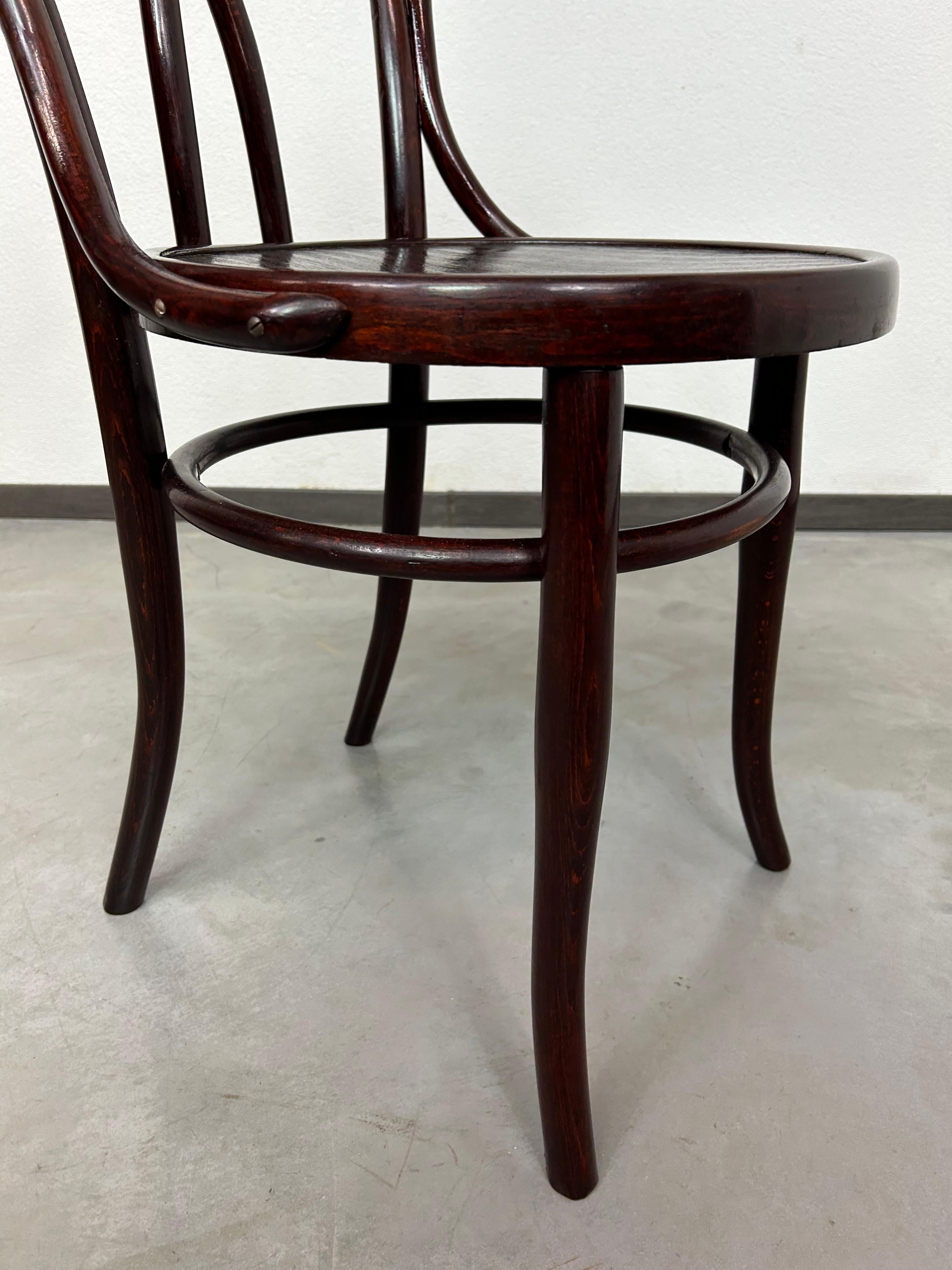 Secession dining room chairs Thonet no.19 and Kohn no.36 For Sale 8