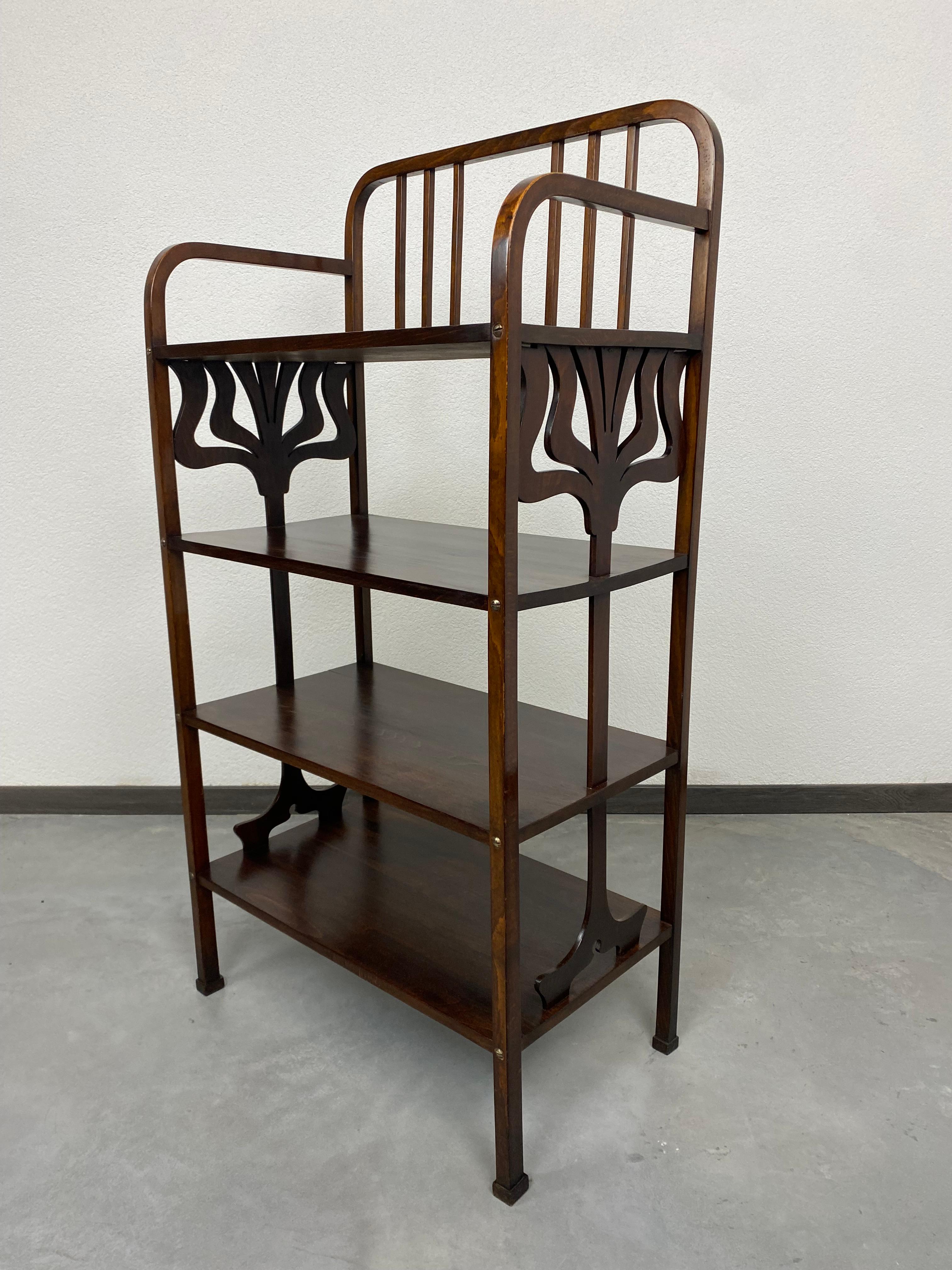 Secession etagere no.41 by Thonet. First shown in Thonet catalog from 1906.