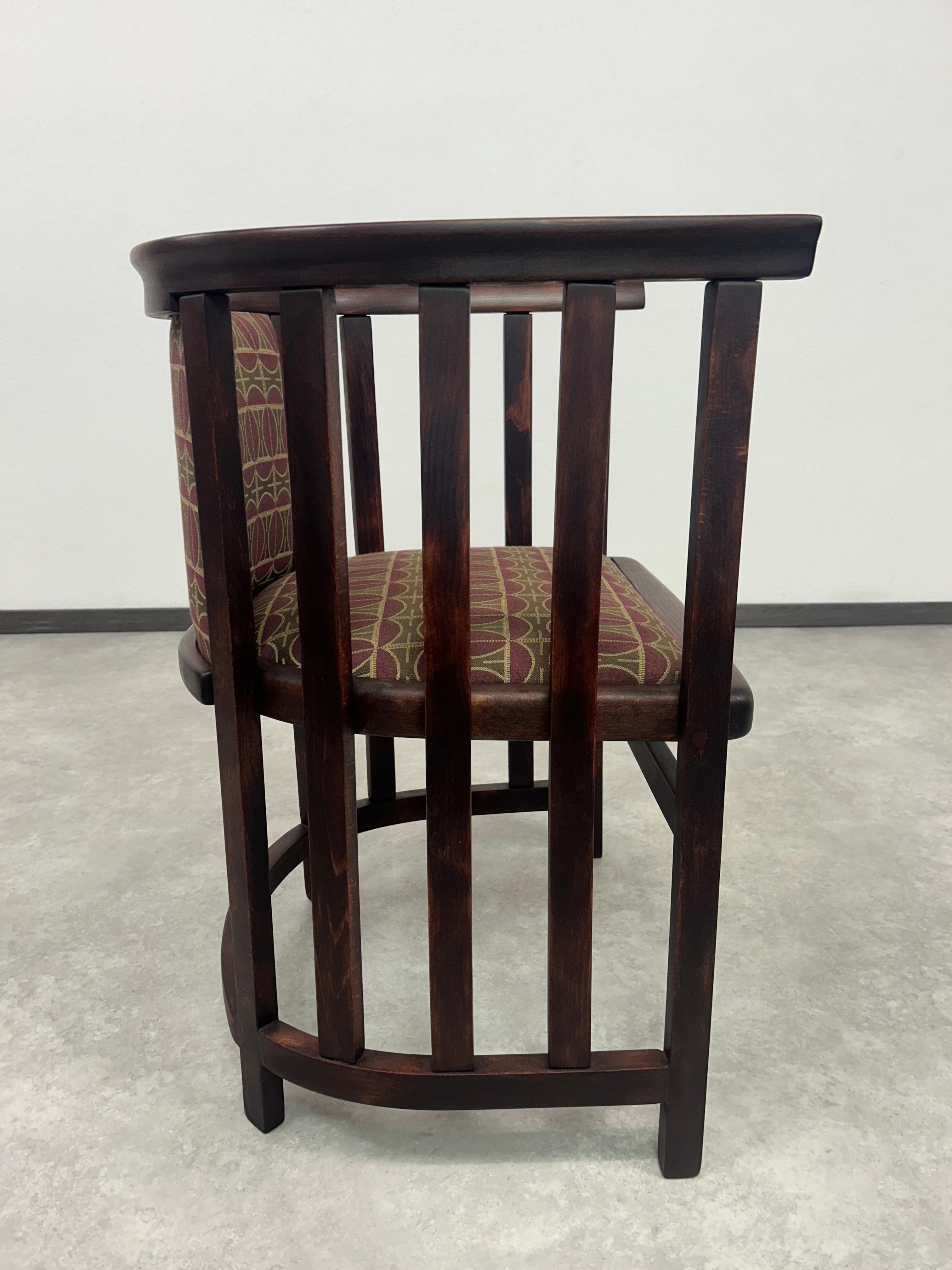 Secession Fledermaus armchairs by Josef Hoffmann en vente 4