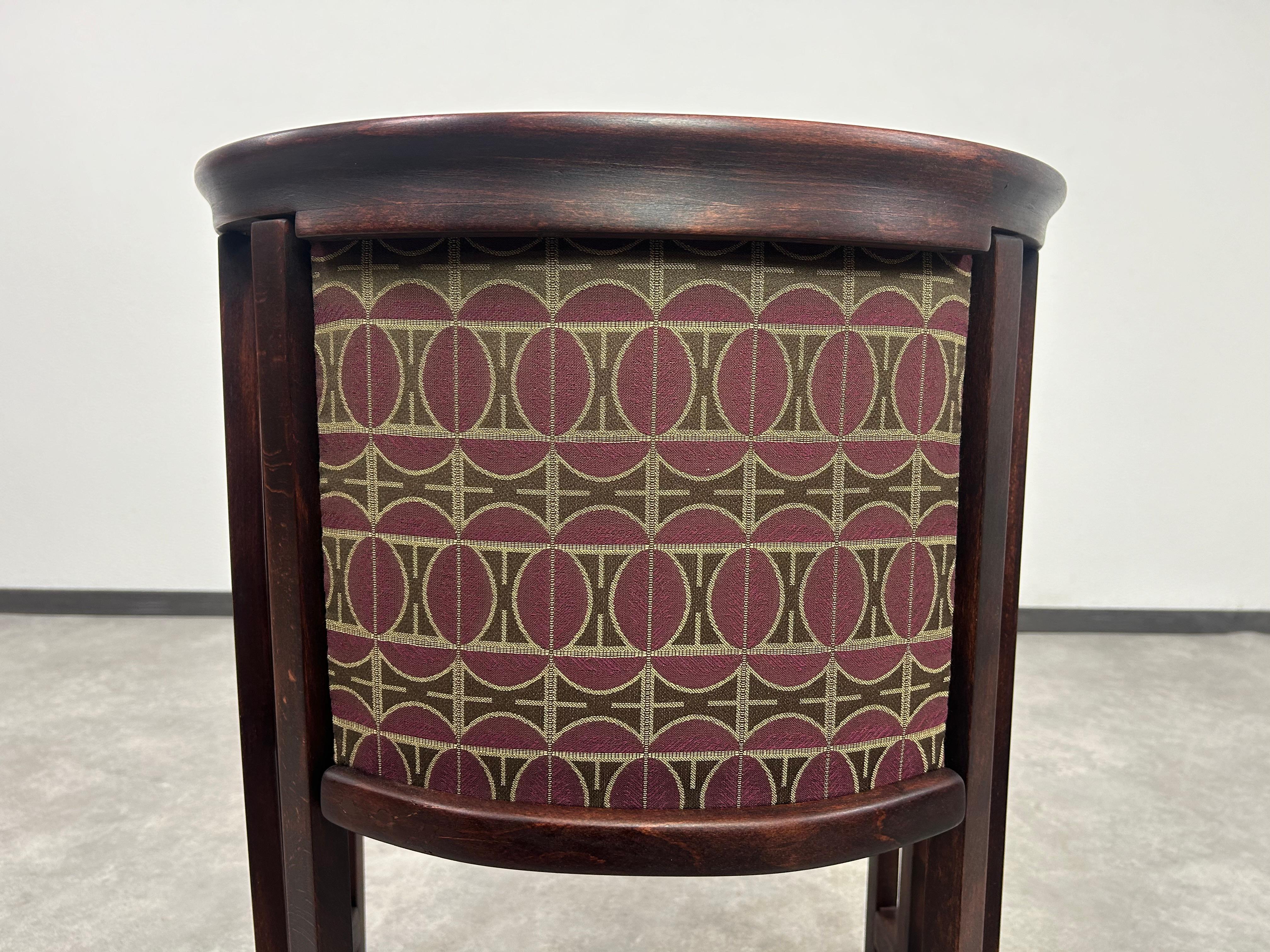 Secession Fledermaus armchairs by Josef Hoffmann en vente 6