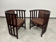 Secession Fledermaus armchairs by Josef Hoffmann