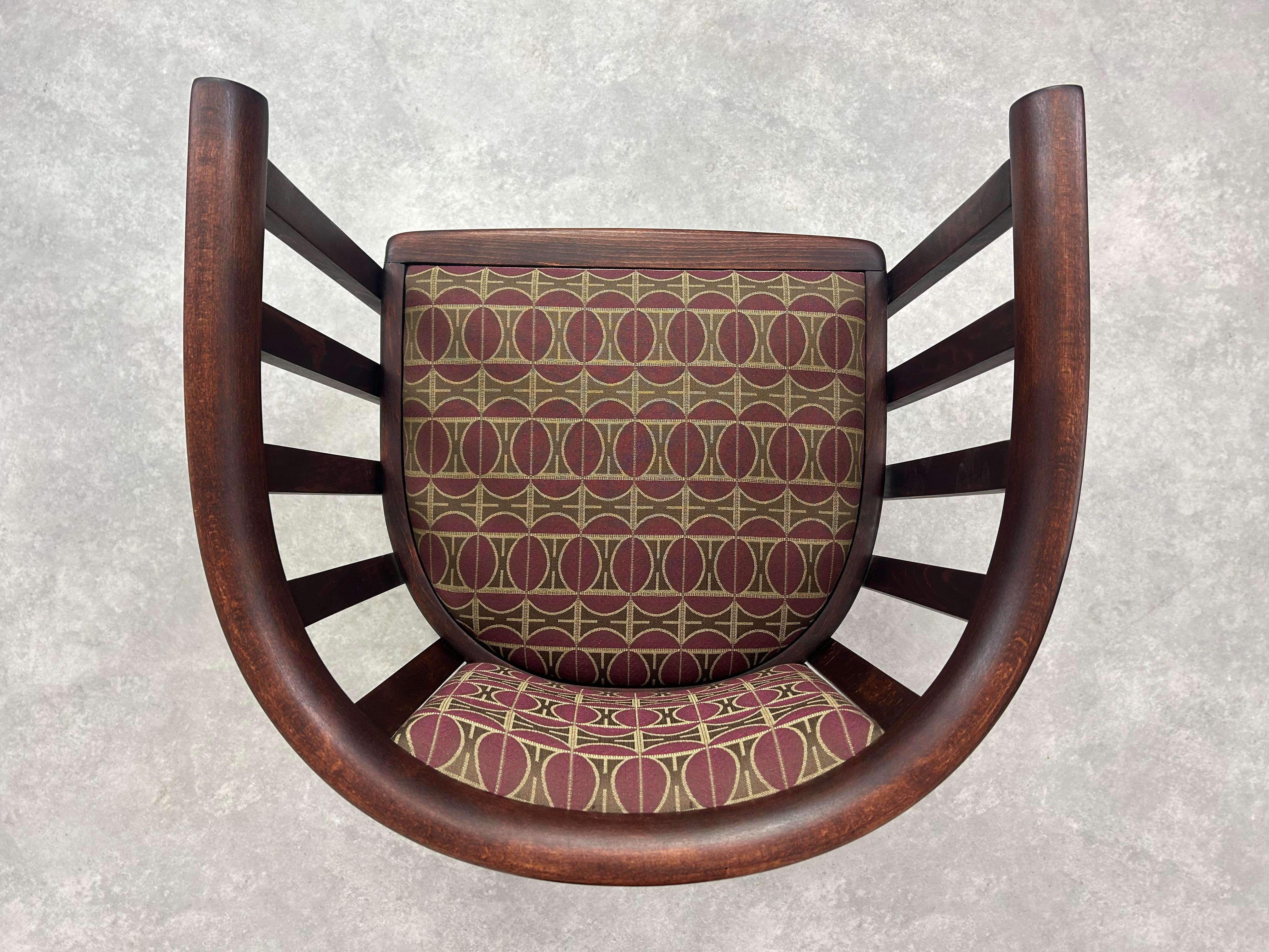 Autrichien Secession Fledermaus armchairs by Josef Hoffmann en vente