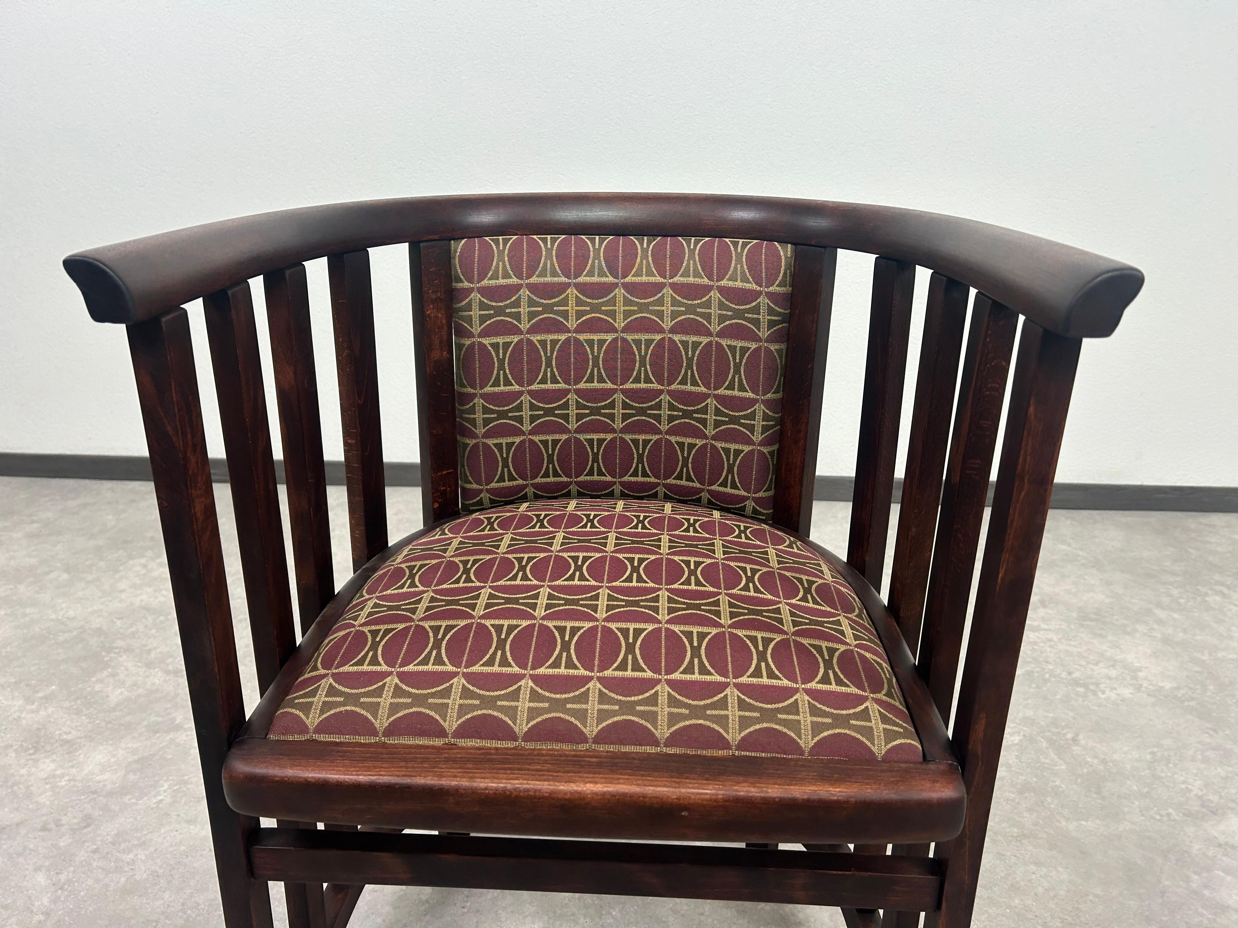 Début du 20ème siècle Secession Fledermaus armchairs by Josef Hoffmann en vente