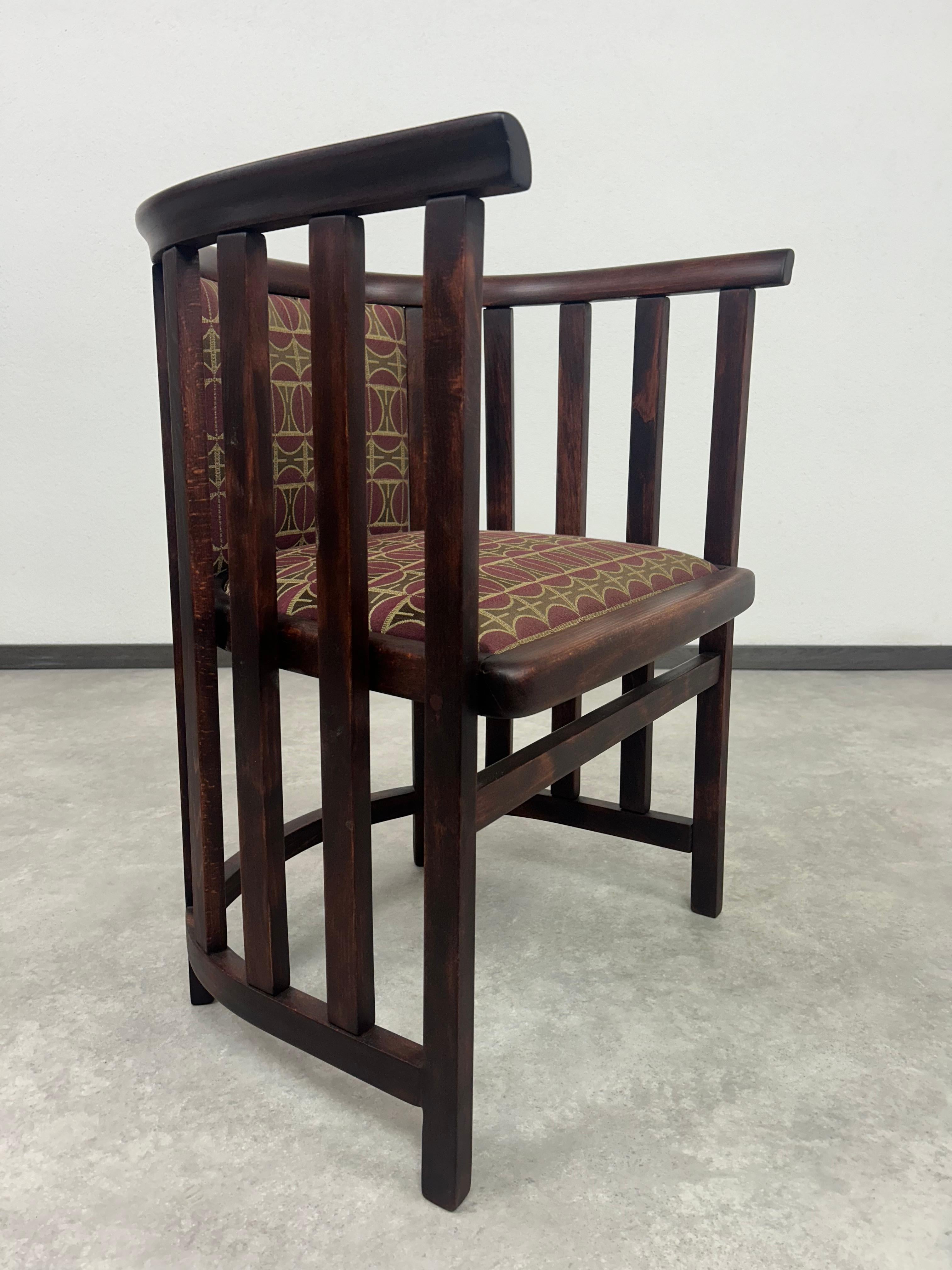Secession Fledermaus armchairs by Josef Hoffmann en vente 1