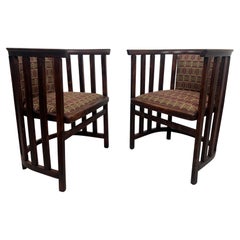 Secession Fledermaus armchairs by Josef Hoffmann