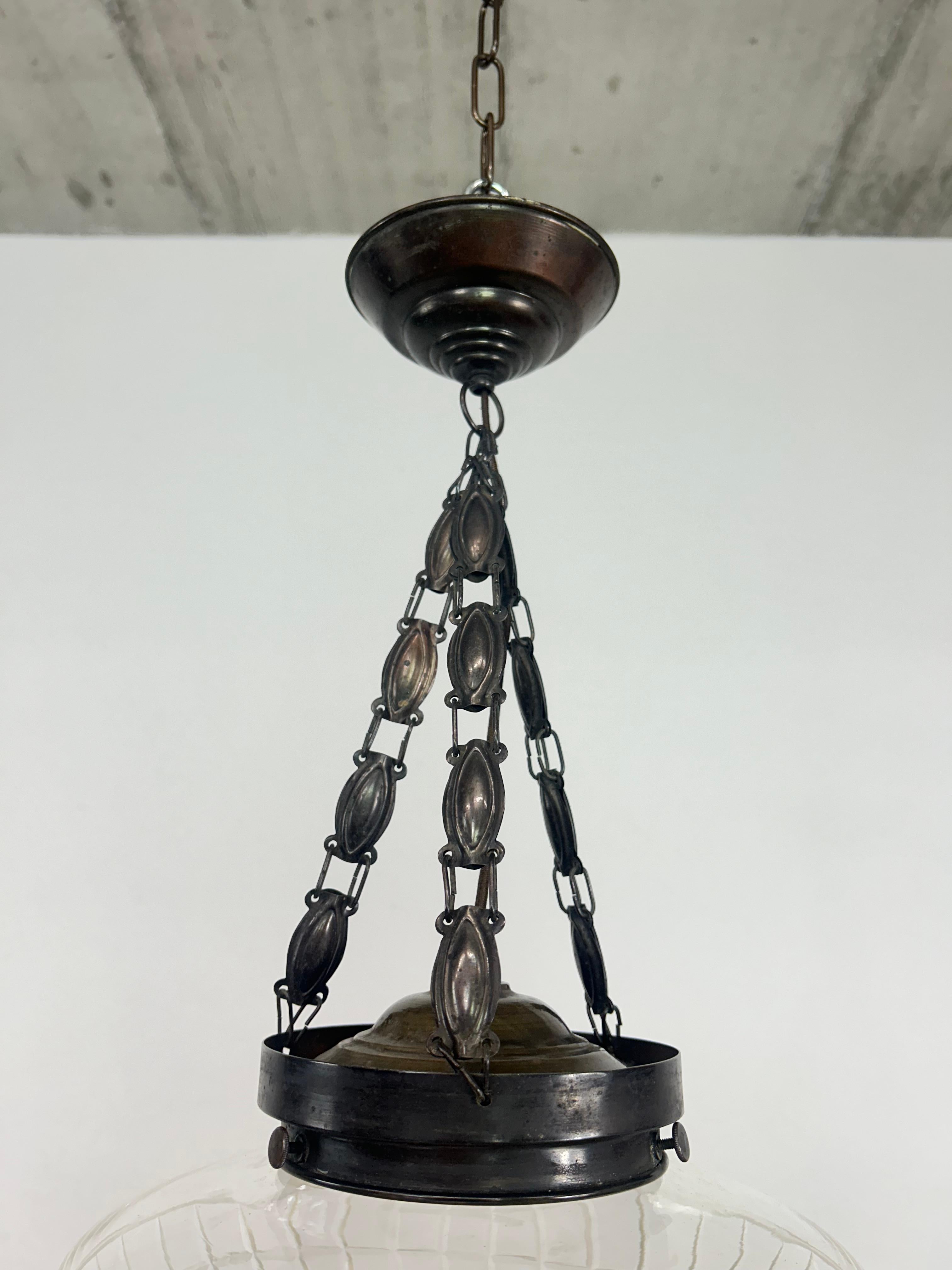 Vienna Secession Secession hanging lamp For Sale
