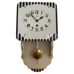Antique Secession Kitchen Clock by Kienzle