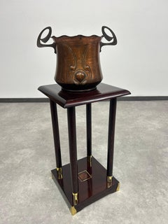 Secession mahogany pedestal